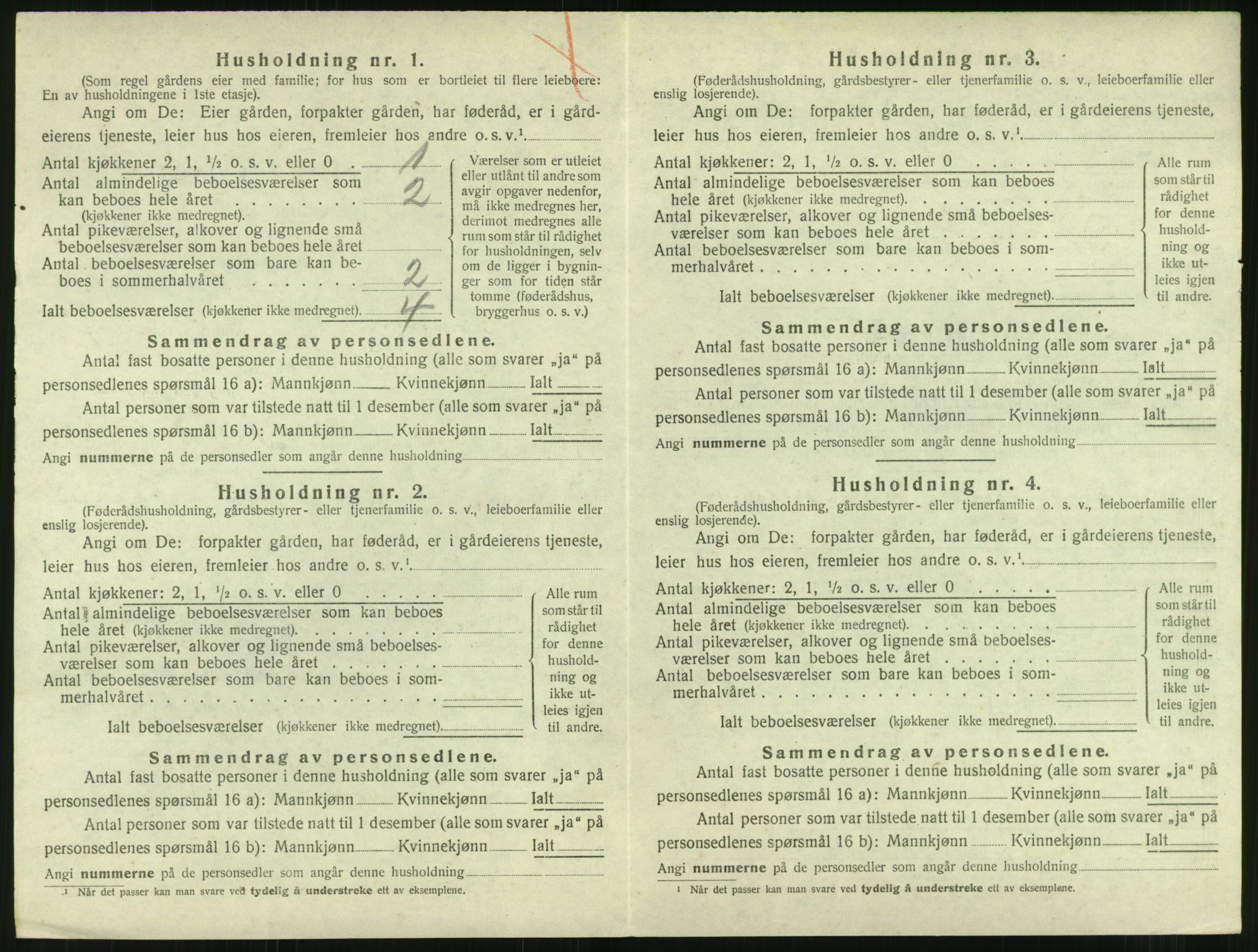 SAT, 1920 census for Aukra, 1920, p. 600