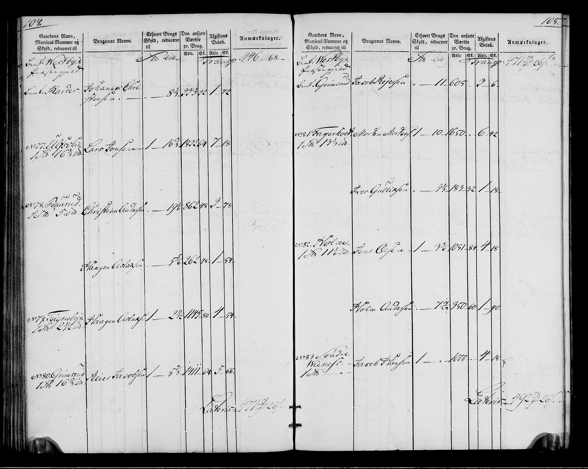 Rentekammeret inntil 1814, Realistisk ordnet avdeling, AV/RA-EA-4070/N/Ne/Nea/L0015: Follo fogderi. Oppebørselsregister, 1803-1804, p. 56