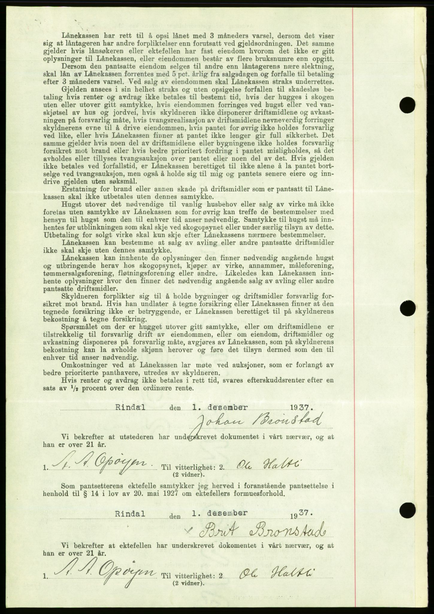 Nordmøre sorenskriveri, AV/SAT-A-4132/1/2/2Ca/L0092: Mortgage book no. B82, 1937-1938, Diary no: : 378/1938