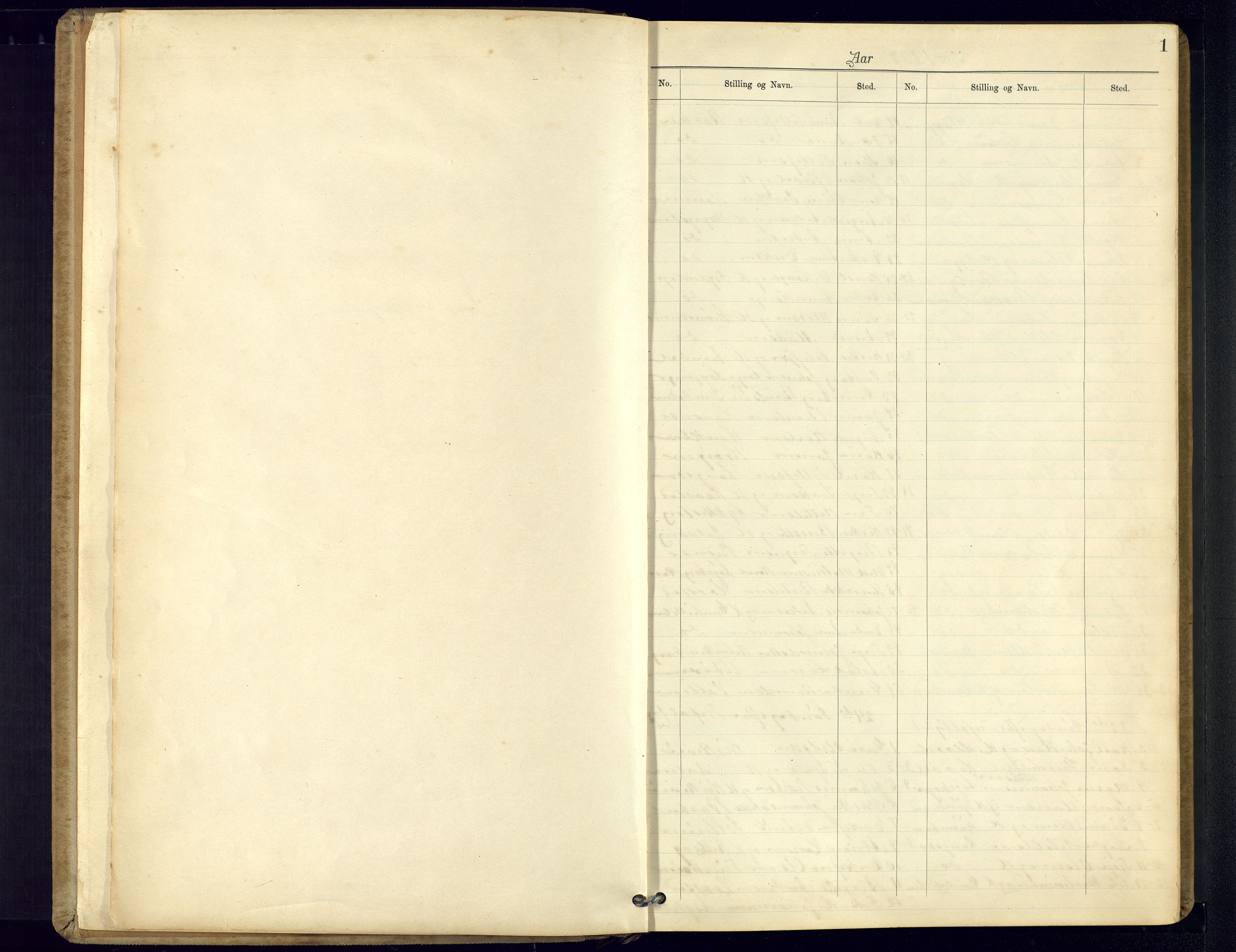Barbu sokneprestkontor, SAK/1111-0003/F/Fc/L0002: Communicants register no. C-2, 1903-1940, p. 1