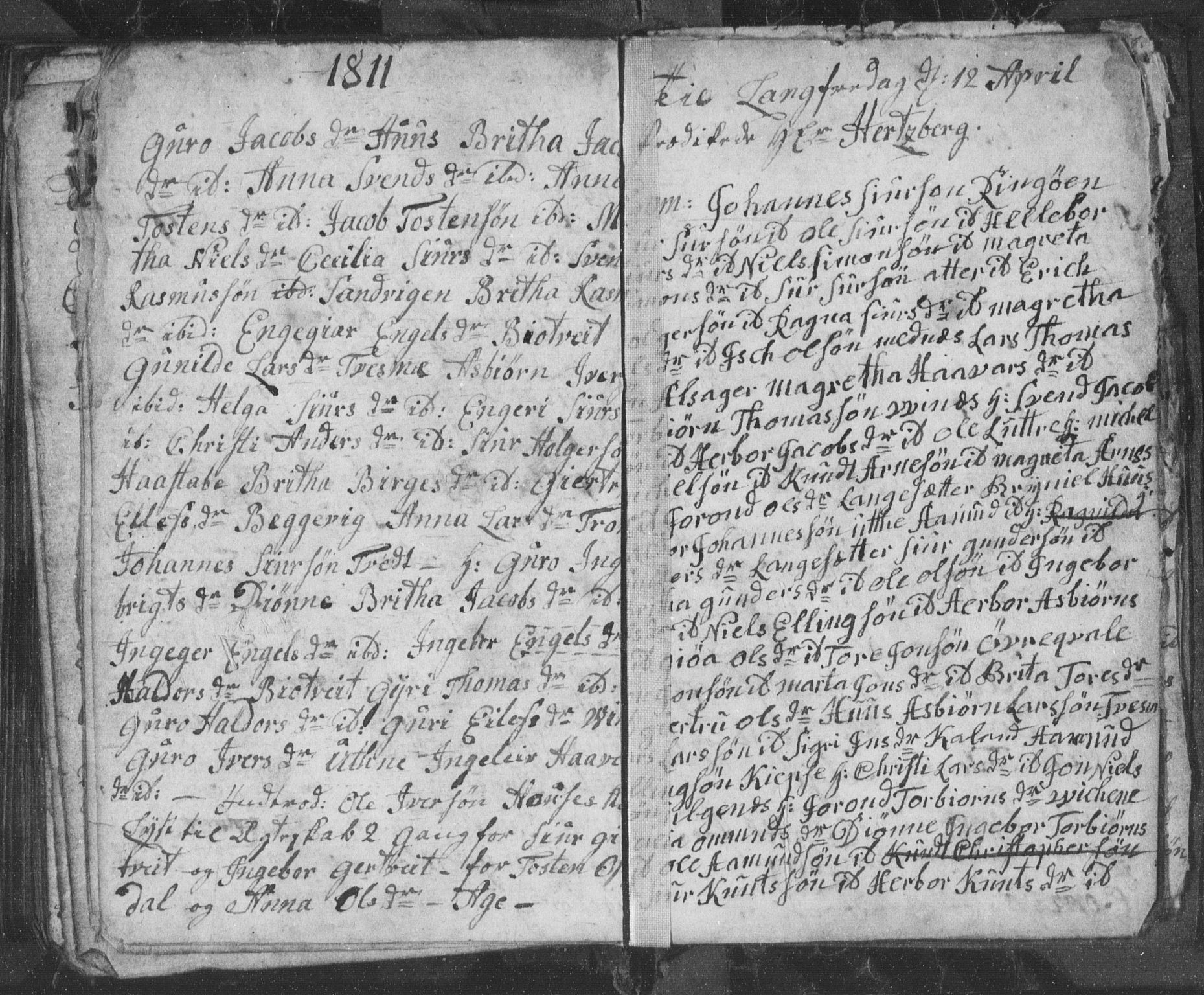 Ullensvang sokneprestembete, AV/SAB-A-78701/H/Hab: Parish register (copy) no. E 5, 1804-1811