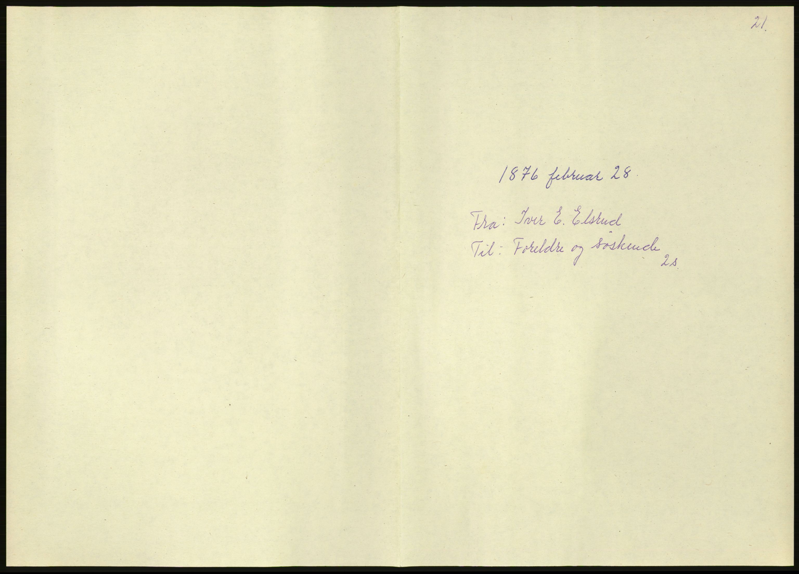 Samlinger til kildeutgivelse, Amerikabrevene, AV/RA-EA-4057/F/L0018: Innlån fra Buskerud: Elsrud, 1838-1914, p. 557