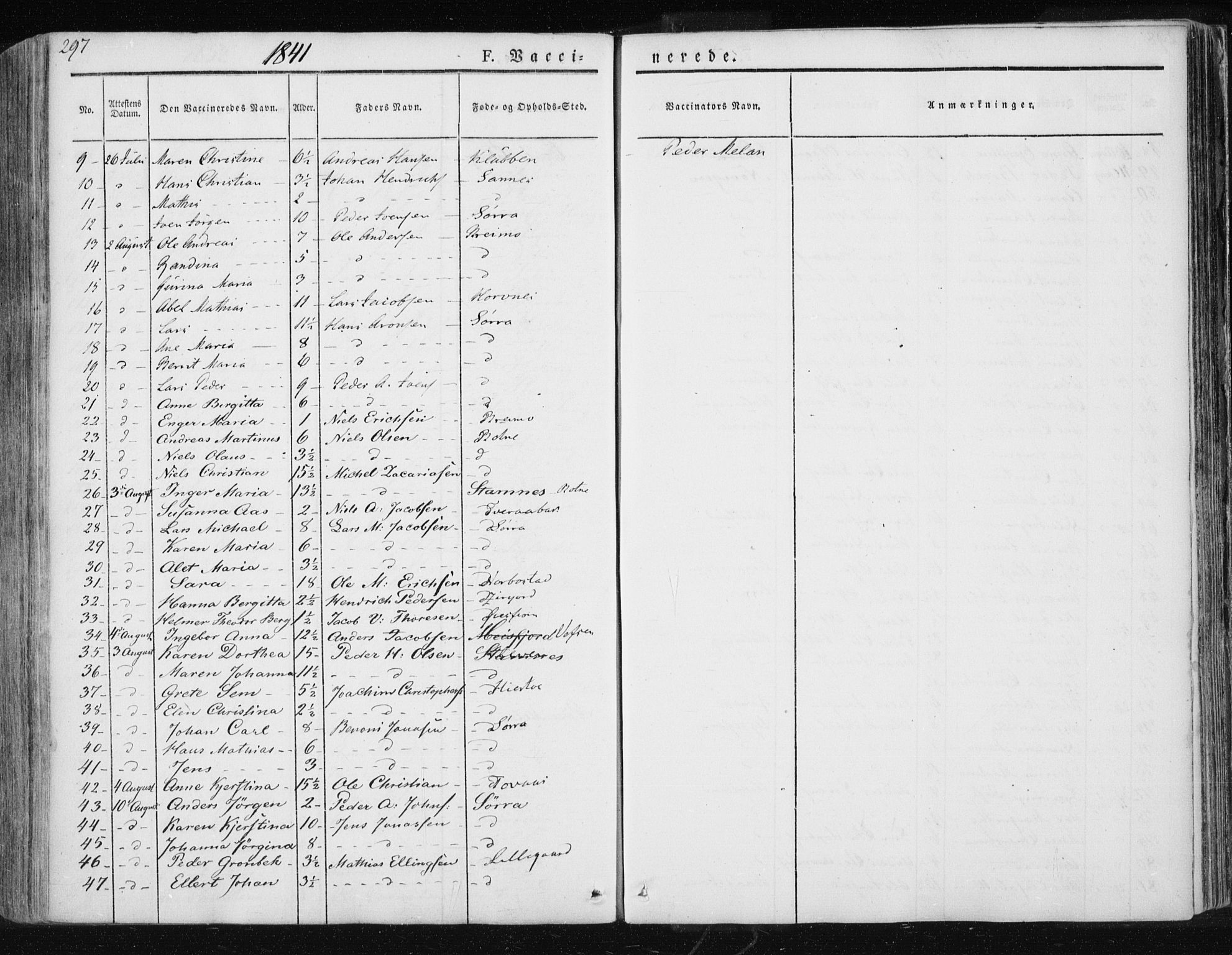 Ministerialprotokoller, klokkerbøker og fødselsregistre - Nordland, SAT/A-1459/830/L0447: Parish register (official) no. 830A11, 1831-1854, p. 297