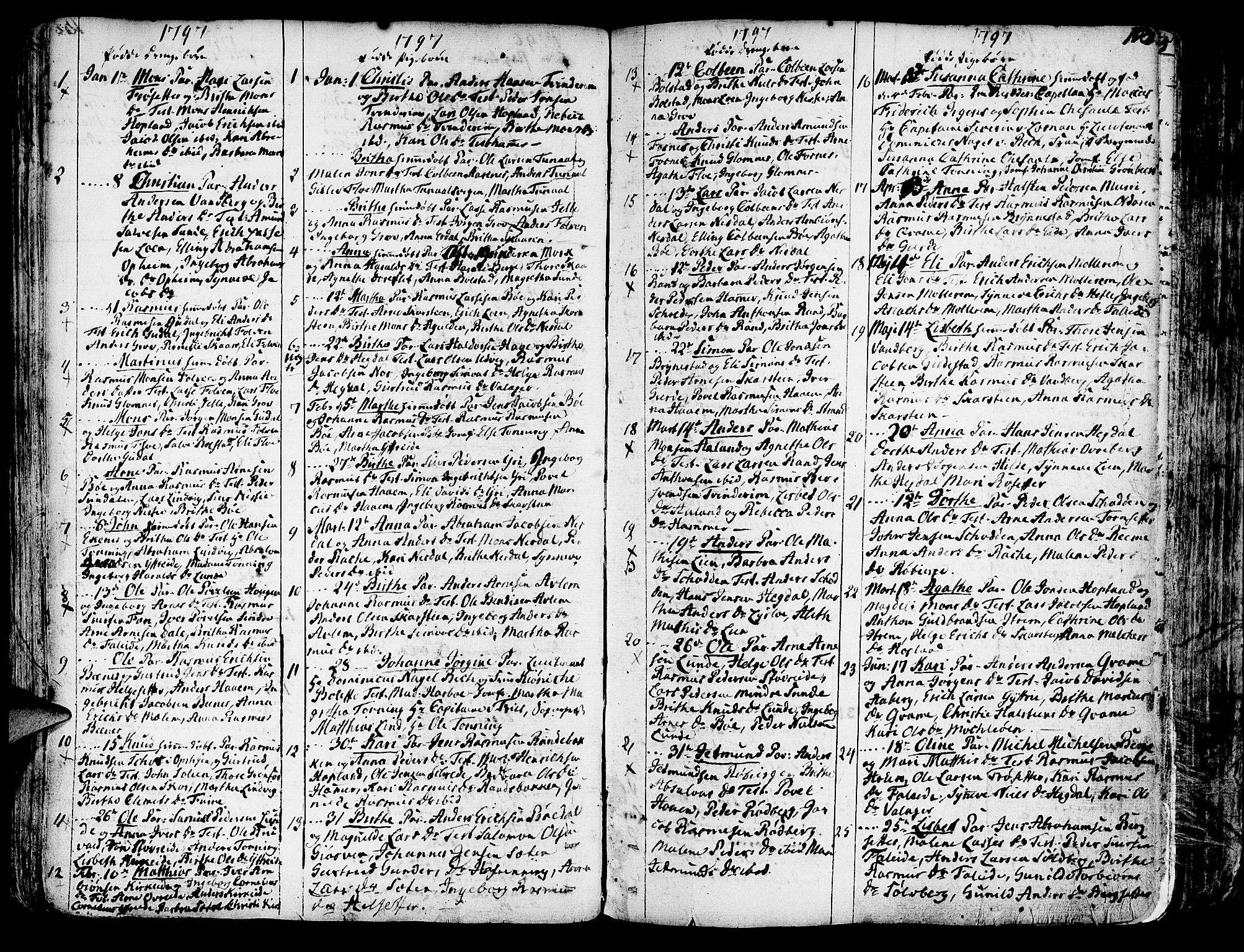 Innvik sokneprestembete, SAB/A-80501: Parish register (official) no. A 1, 1750-1816, p. 153