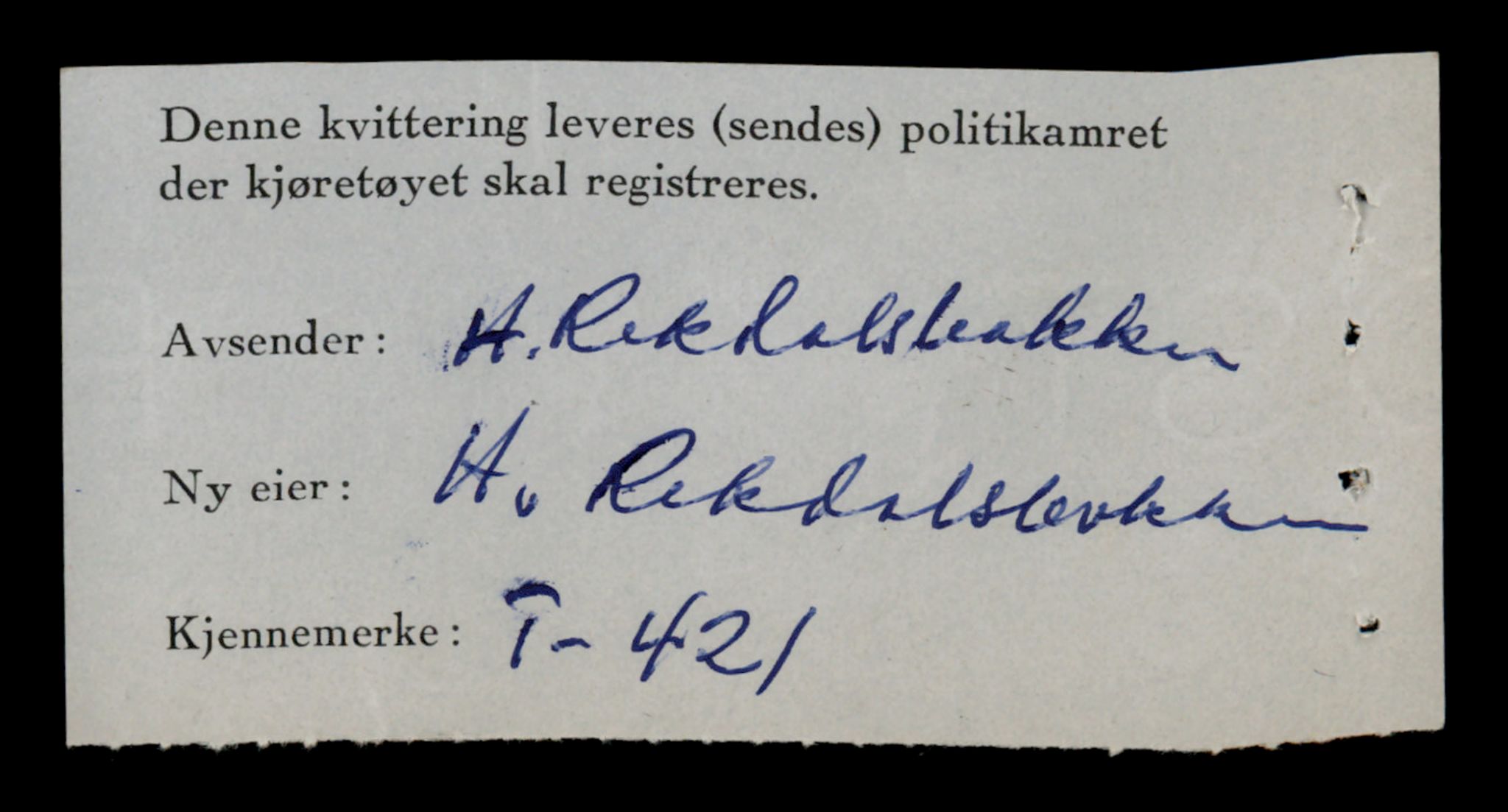 Møre og Romsdal vegkontor - Ålesund trafikkstasjon, SAT/A-4099/F/Fe/L0004: Registreringskort for kjøretøy T 341 - T 442, 1927-1998, p. 2289