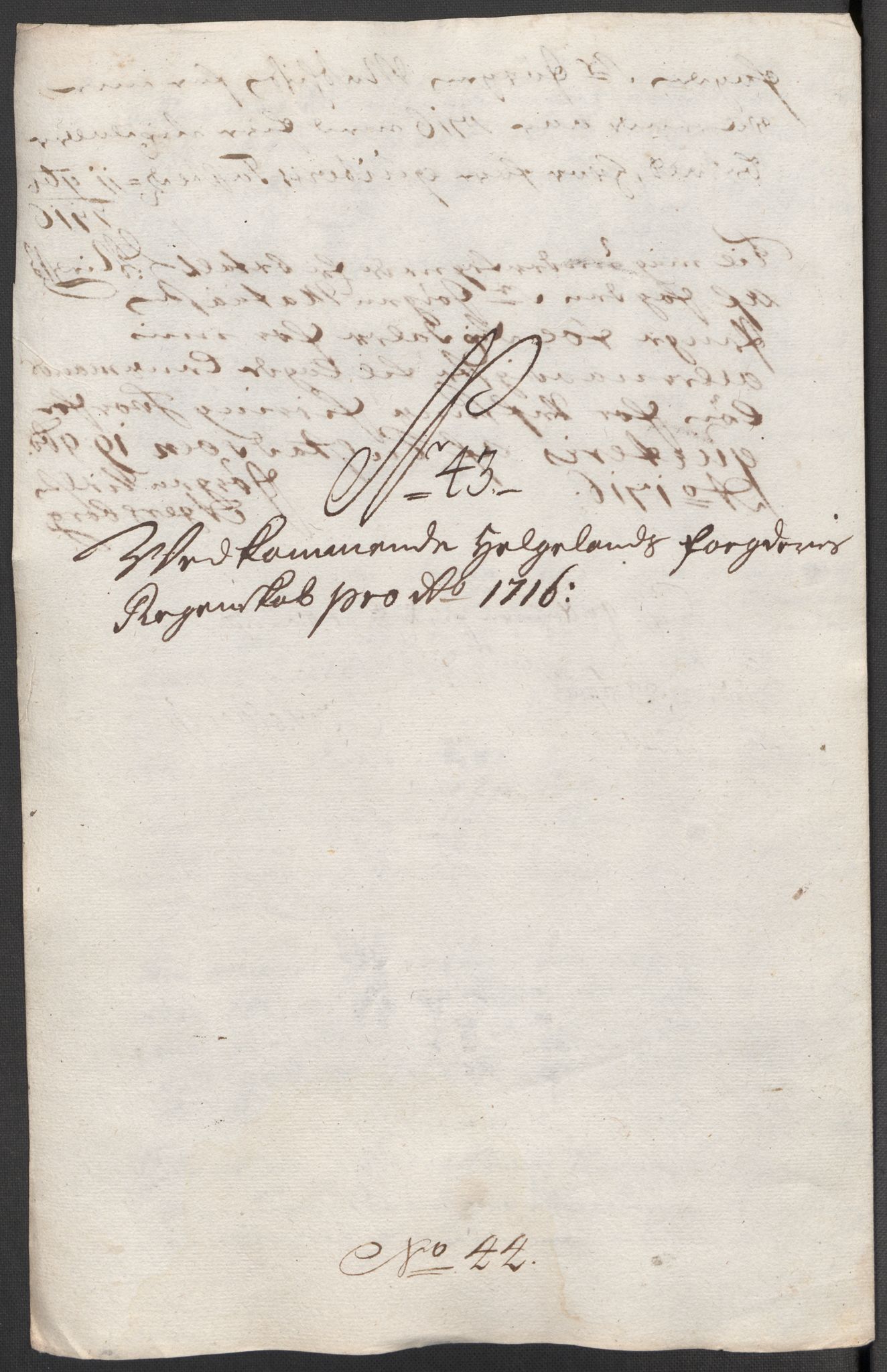 Rentekammeret inntil 1814, Reviderte regnskaper, Fogderegnskap, RA/EA-4092/R65/L4514: Fogderegnskap Helgeland, 1716, p. 296