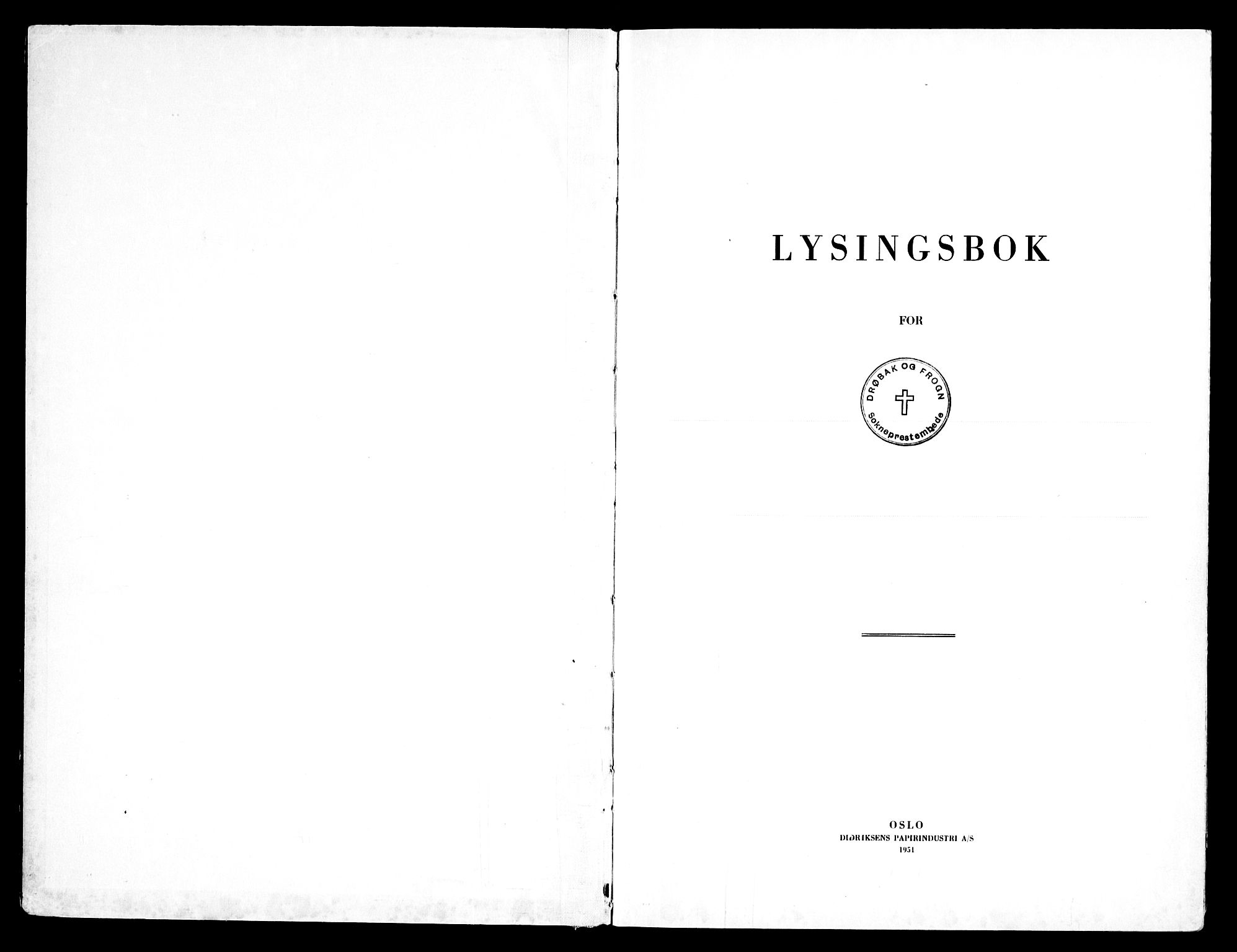 Drøbak prestekontor Kirkebøker, SAO/A-10142a/H/Ha/L0001: Banns register no. 1, 1956-1969