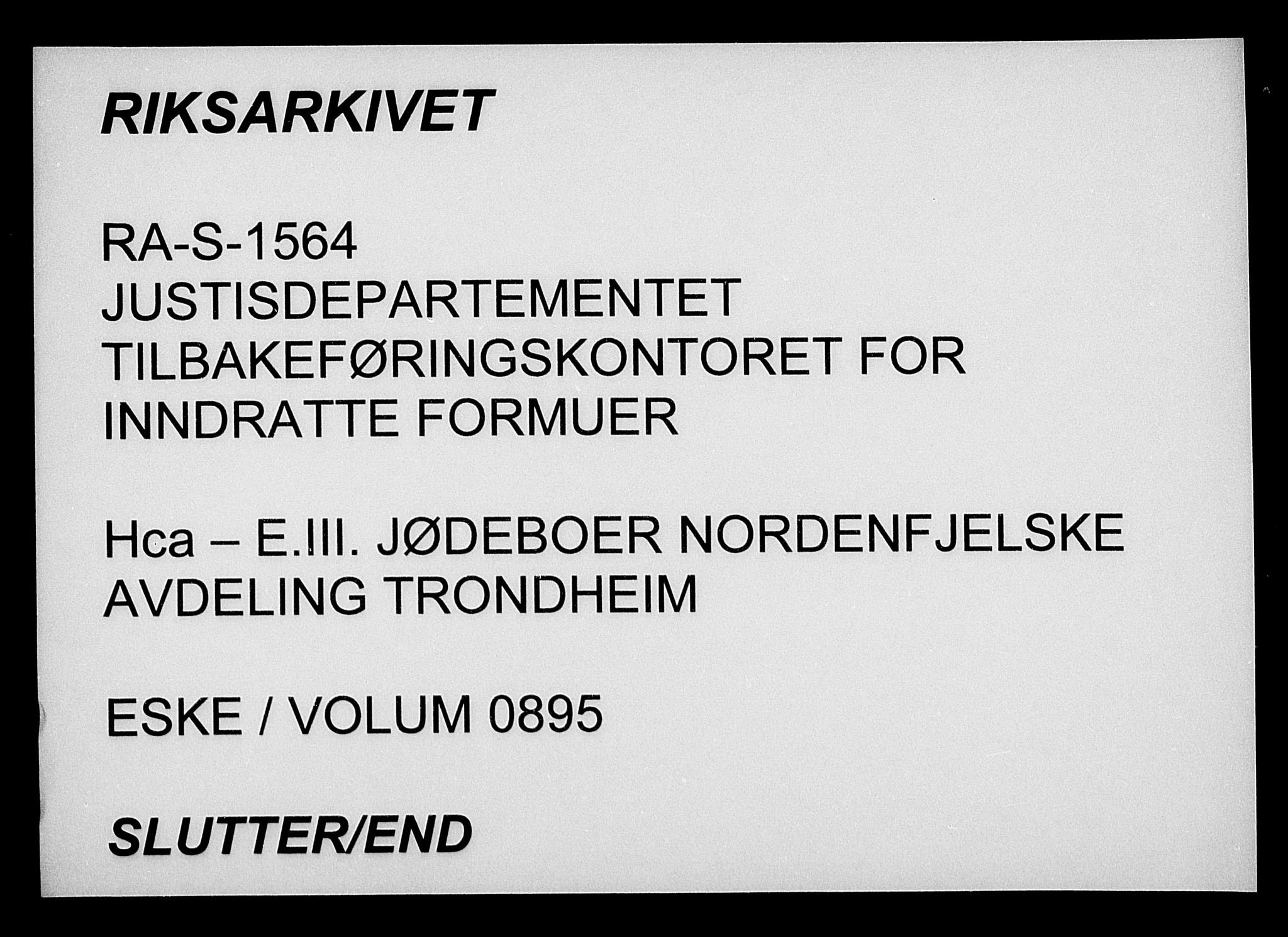 Justisdepartementet, Tilbakeføringskontoret for inndratte formuer, AV/RA-S-1564/H/Hc/Hca/L0895: --, 1945-1947, p. 709