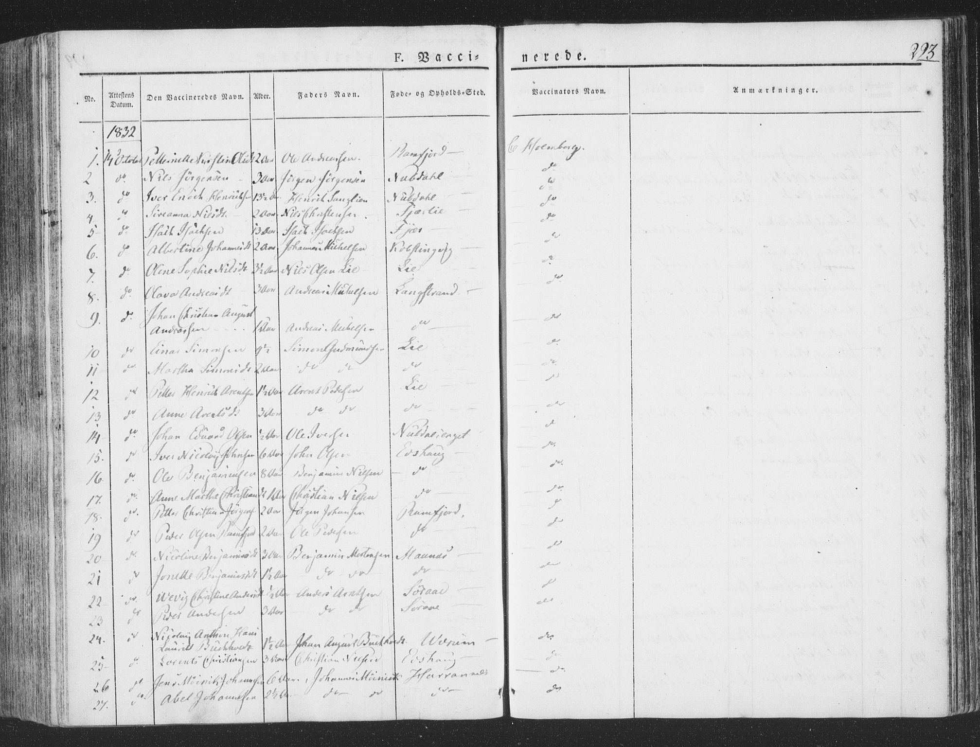 Ministerialprotokoller, klokkerbøker og fødselsregistre - Nord-Trøndelag, SAT/A-1458/780/L0639: Parish register (official) no. 780A04, 1830-1844, p. 293
