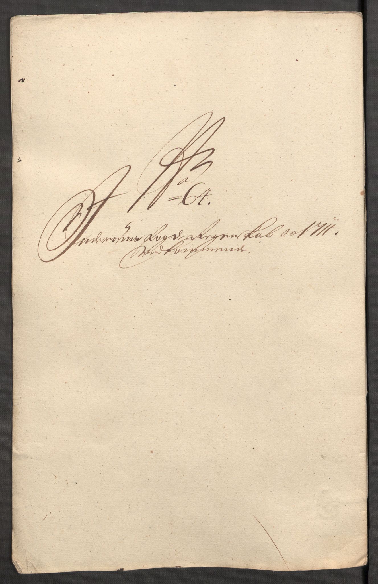 Rentekammeret inntil 1814, Reviderte regnskaper, Fogderegnskap, AV/RA-EA-4092/R63/L4319: Fogderegnskap Inderøy, 1711, p. 385