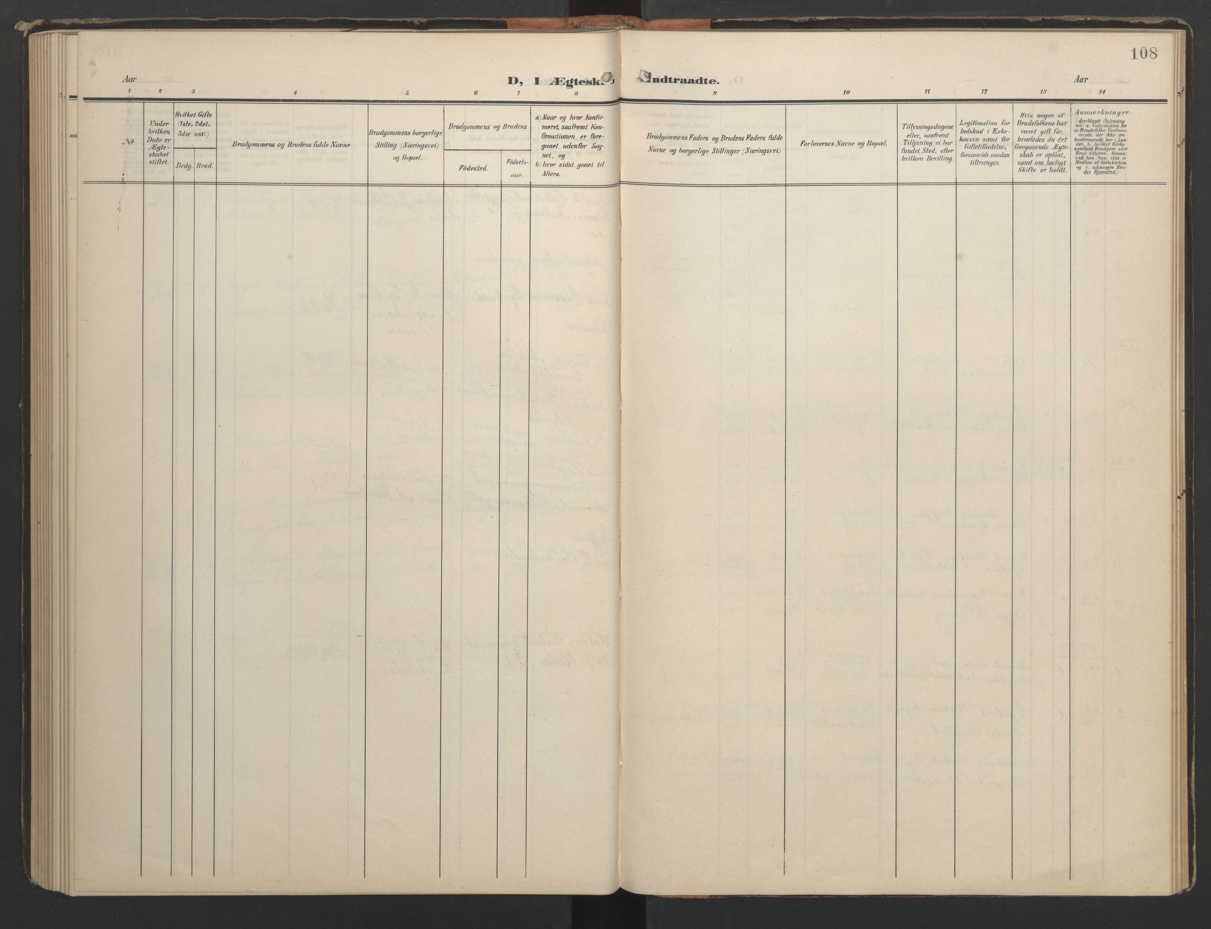 Ministerialprotokoller, klokkerbøker og fødselsregistre - Møre og Romsdal, AV/SAT-A-1454/556/L0677: Parish register (copy) no. 556C01, 1907-1953, p. 108