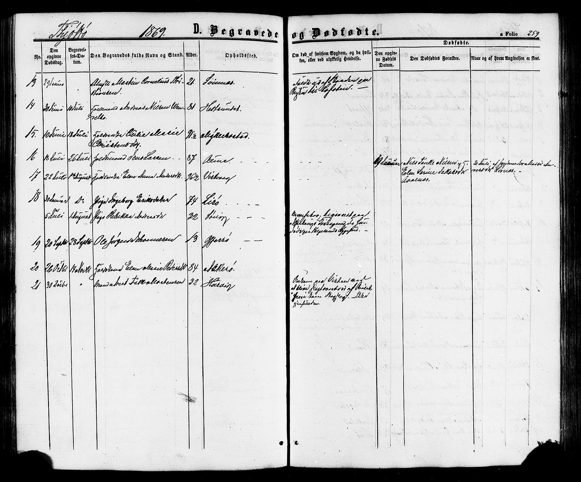Ministerialprotokoller, klokkerbøker og fødselsregistre - Nordland, SAT/A-1459/817/L0262: Parish register (official) no. 817A03/ 1, 1862-1877, p. 259