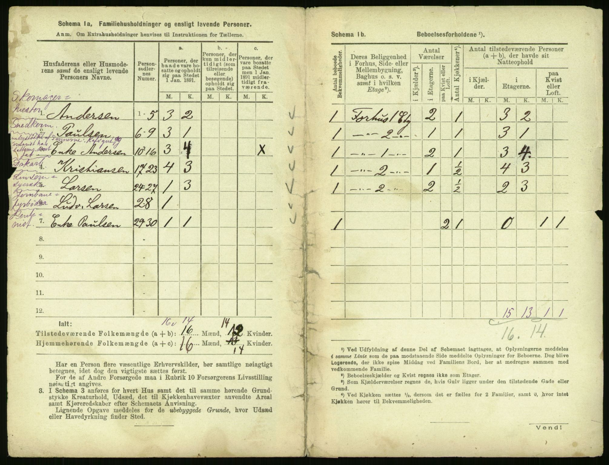 RA, 1891 census for 0301 Kristiania, 1891, p. 21273