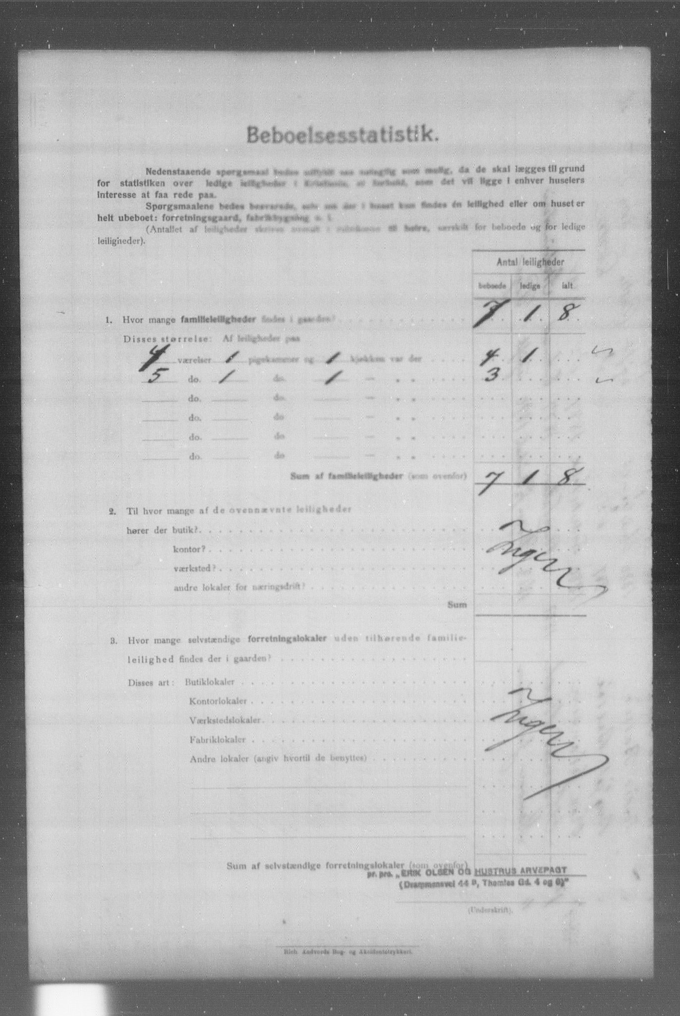 OBA, Municipal Census 1904 for Kristiania, 1904, p. 20732