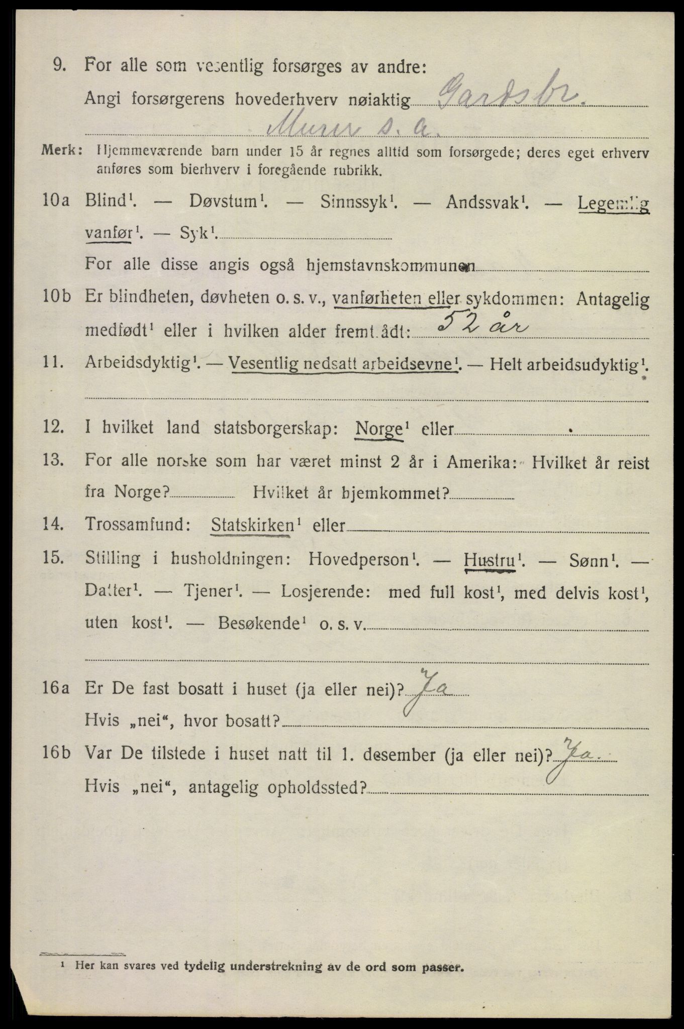 SAKO, 1920 census for Modum, 1920, p. 26220