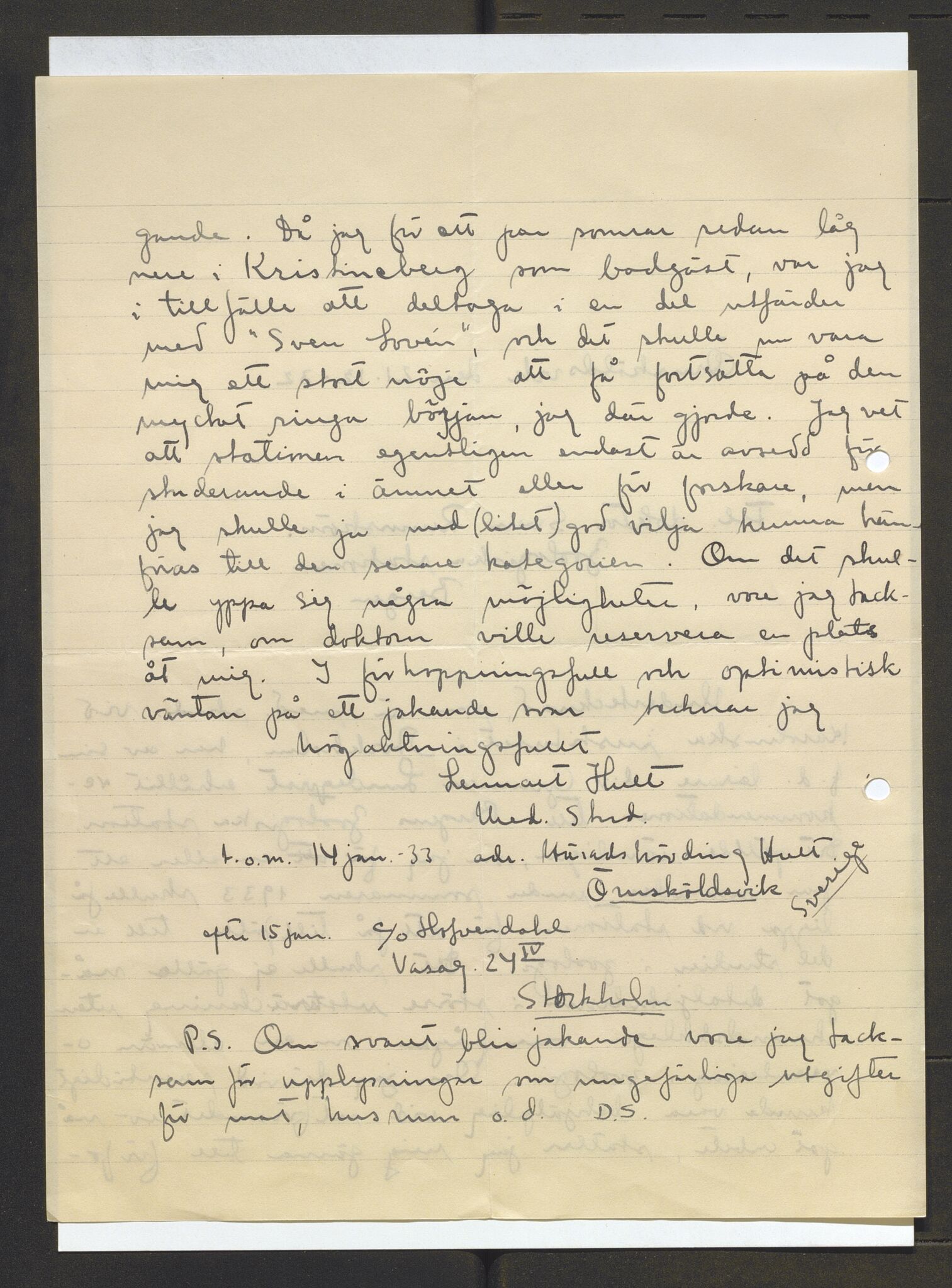 Bergens Museum, AV/SAB-A-17301/13/D/L0002: Korrespondanse , 1928-1940, p. 537