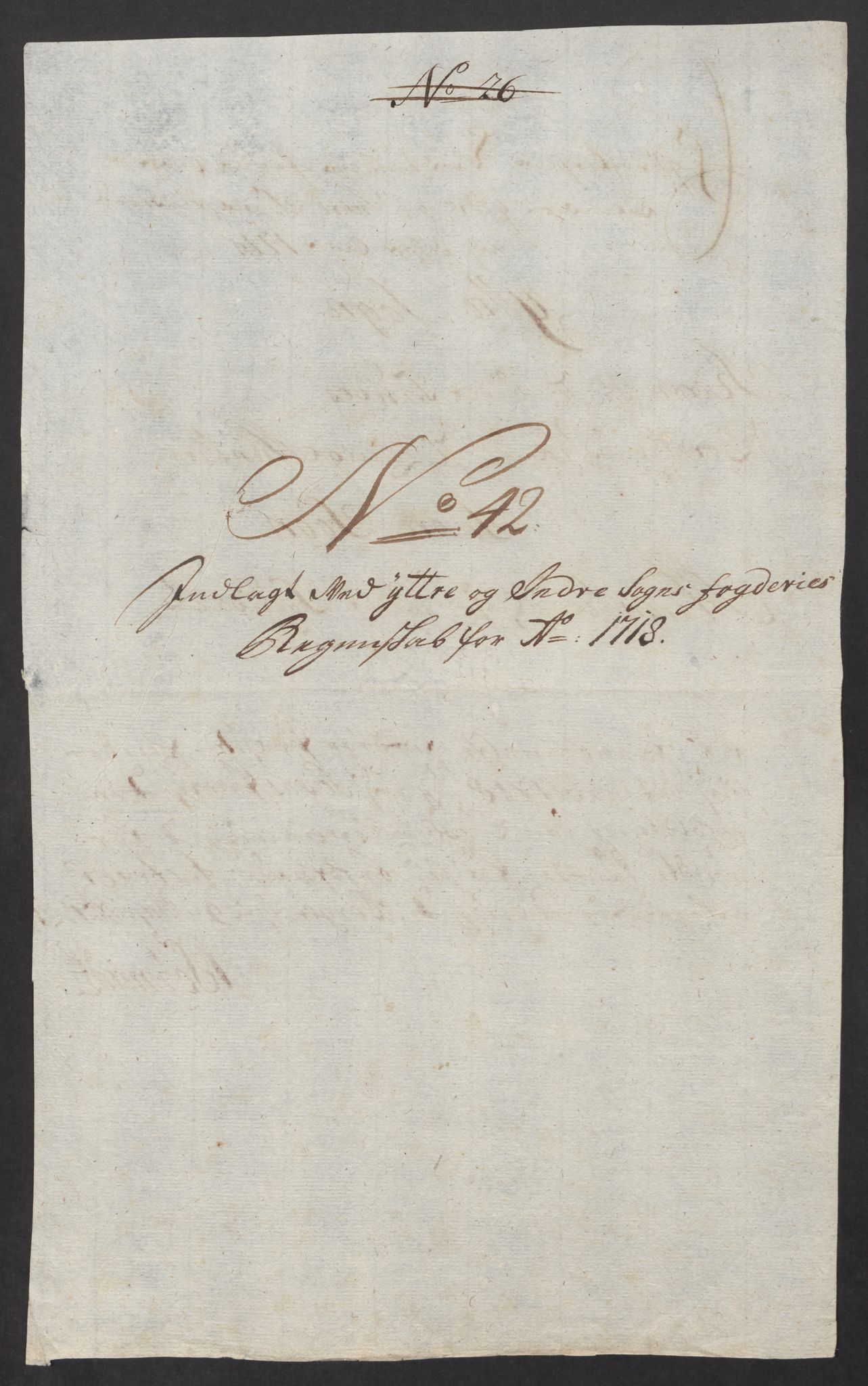 Rentekammeret inntil 1814, Reviderte regnskaper, Fogderegnskap, AV/RA-EA-4092/R52/L3321: Fogderegnskap Sogn, 1717-1718, p. 714