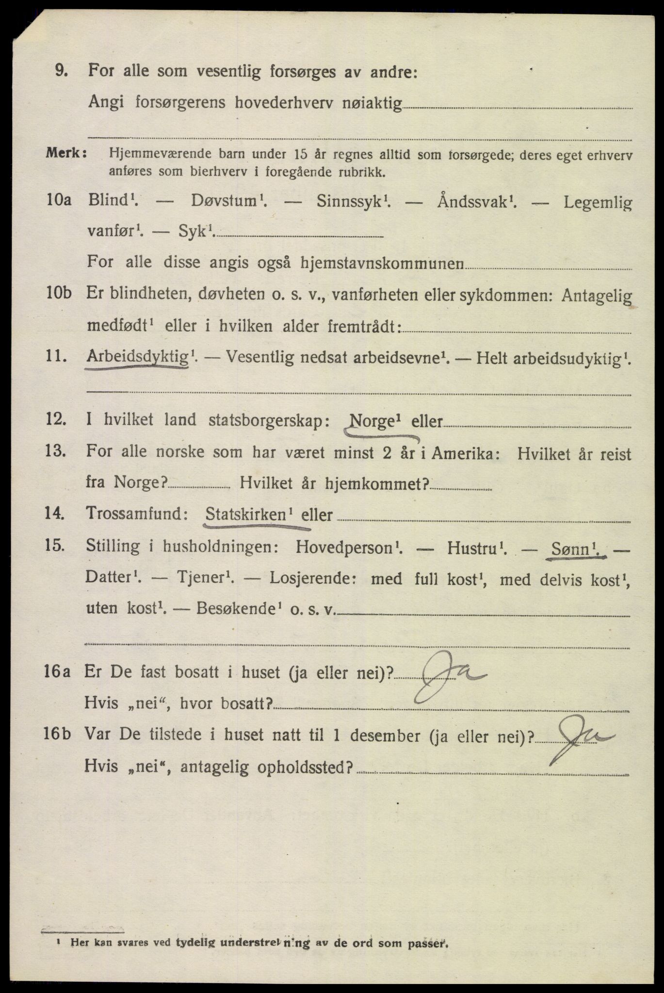 SAK, 1920 census for Flosta, 1920, p. 1665