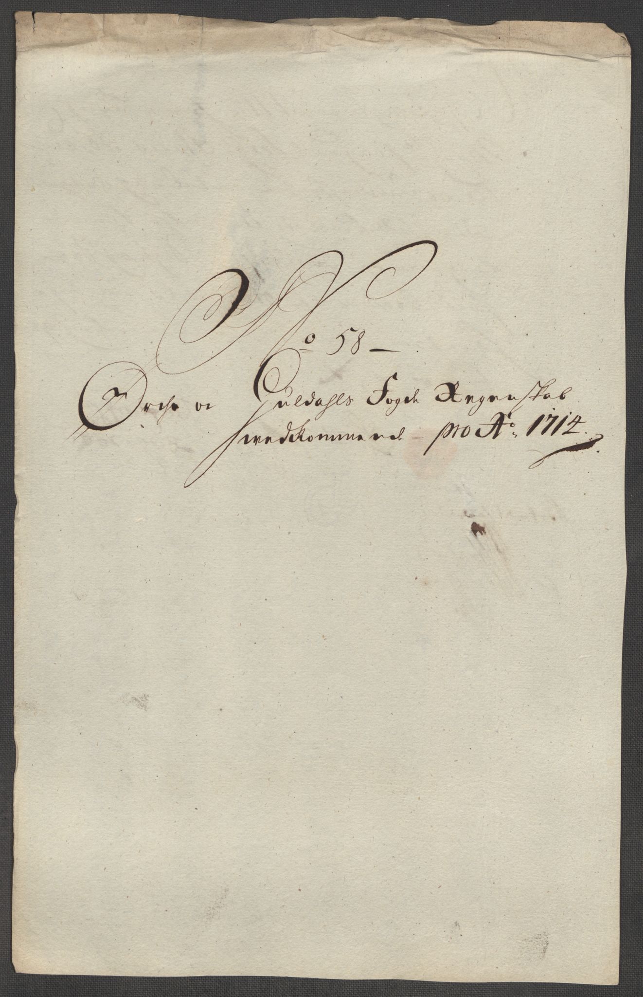 Rentekammeret inntil 1814, Reviderte regnskaper, Fogderegnskap, RA/EA-4092/R60/L3965: Fogderegnskap Orkdal og Gauldal, 1714, p. 402