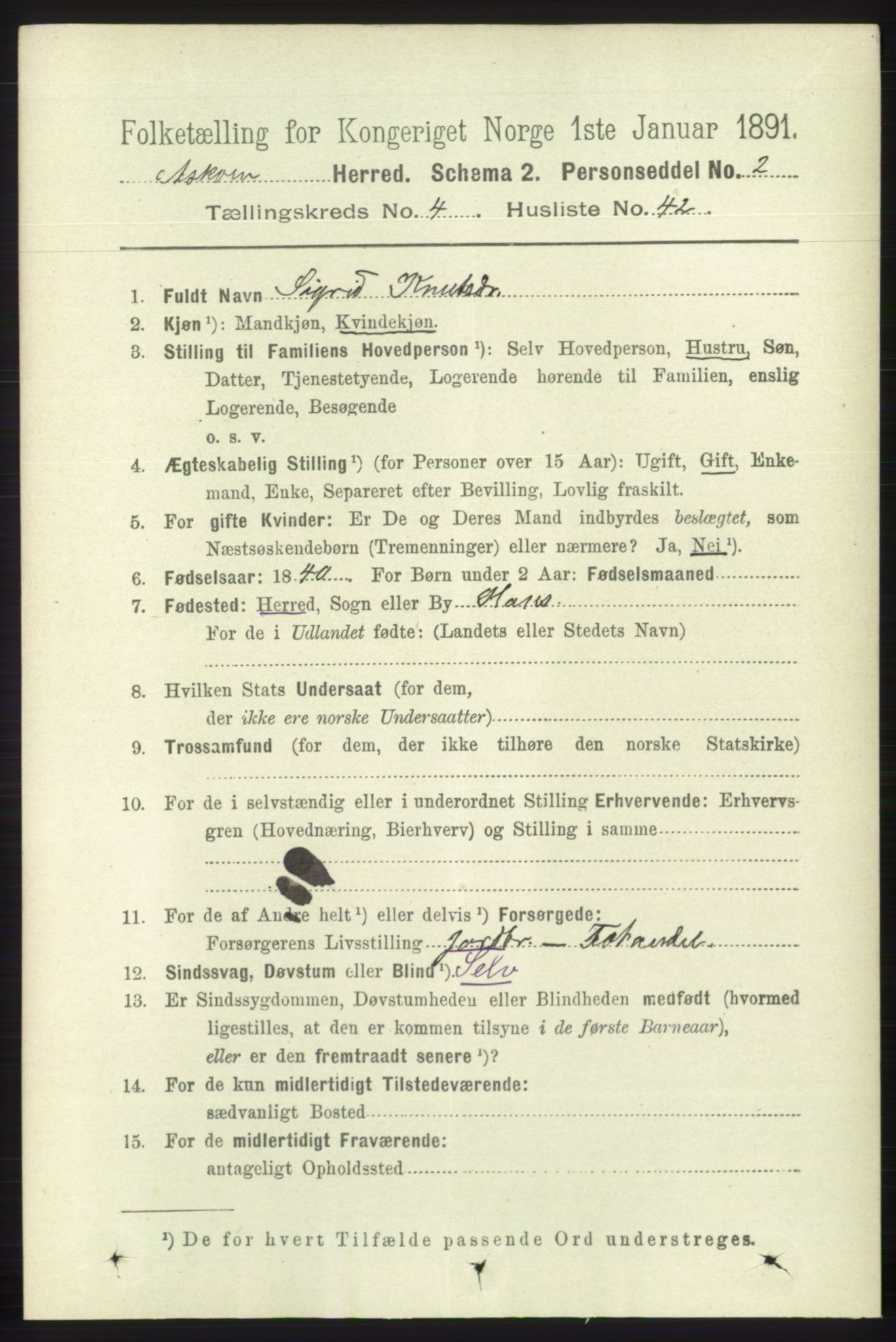 RA, 1891 census for 1247 Askøy, 1891, p. 3195