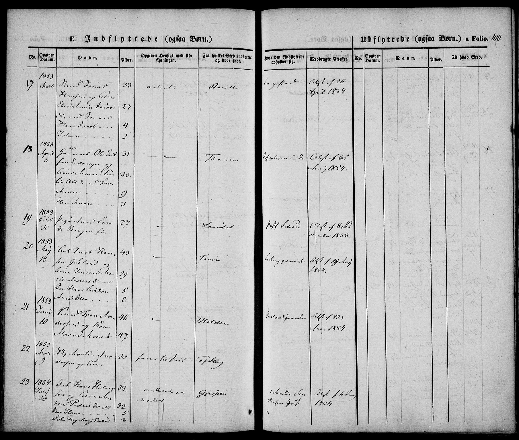 Larvik kirkebøker, AV/SAKO-A-352/F/Fb/L0003: Parish register (official) no. II 3, 1842-1856, p. 410