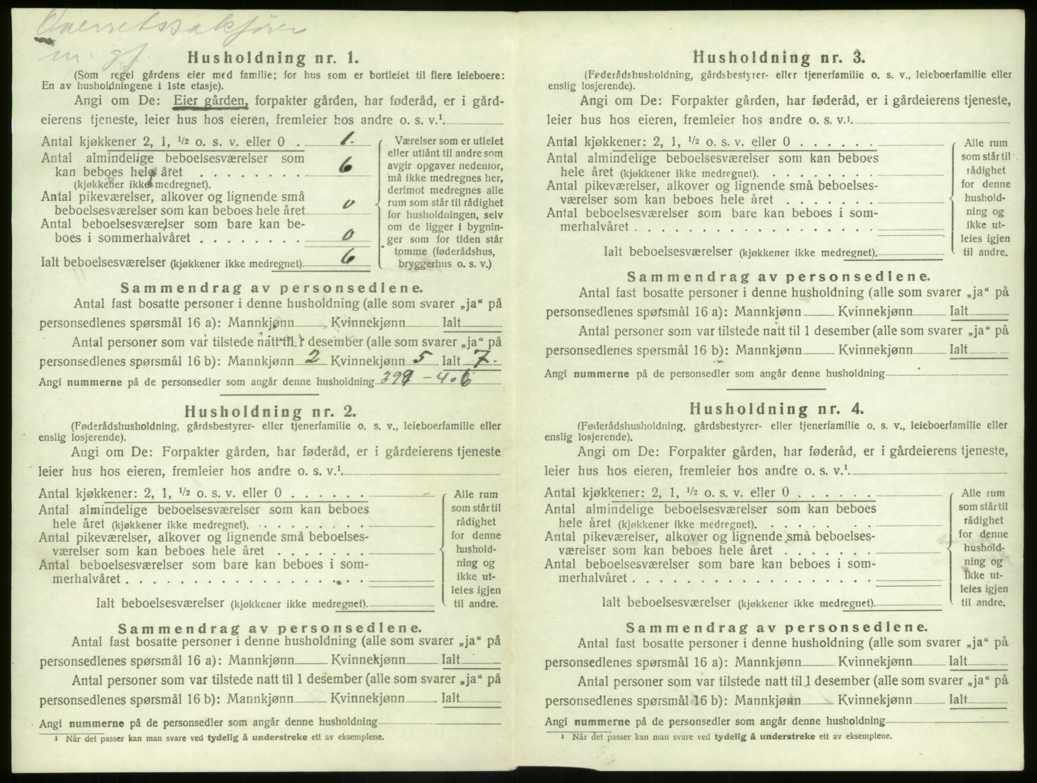 SAB, 1920 census for Kinn, 1920, p. 513