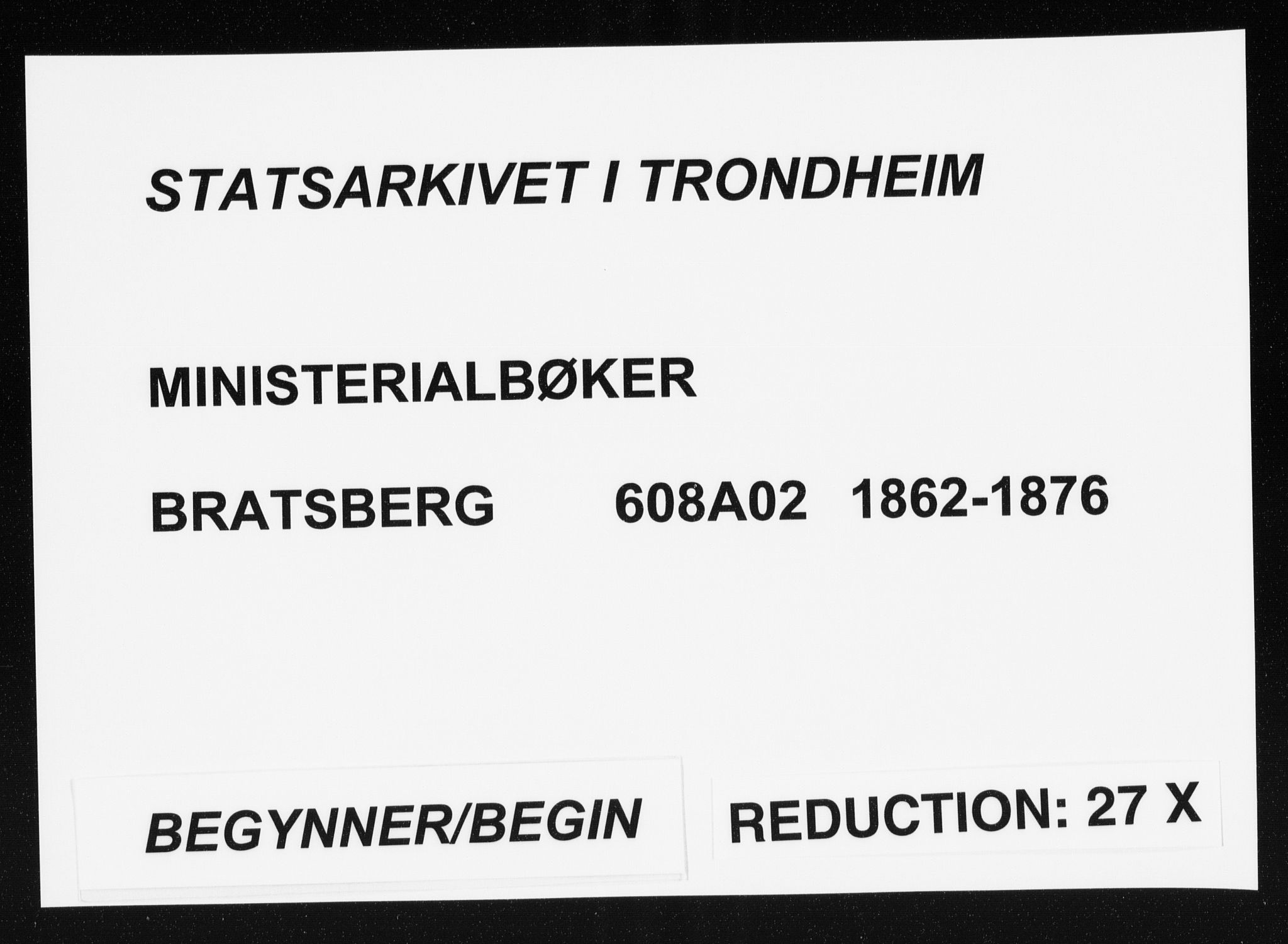 Ministerialprotokoller, klokkerbøker og fødselsregistre - Sør-Trøndelag, SAT/A-1456/608/L0333: Parish register (official) no. 608A02, 1862-1876