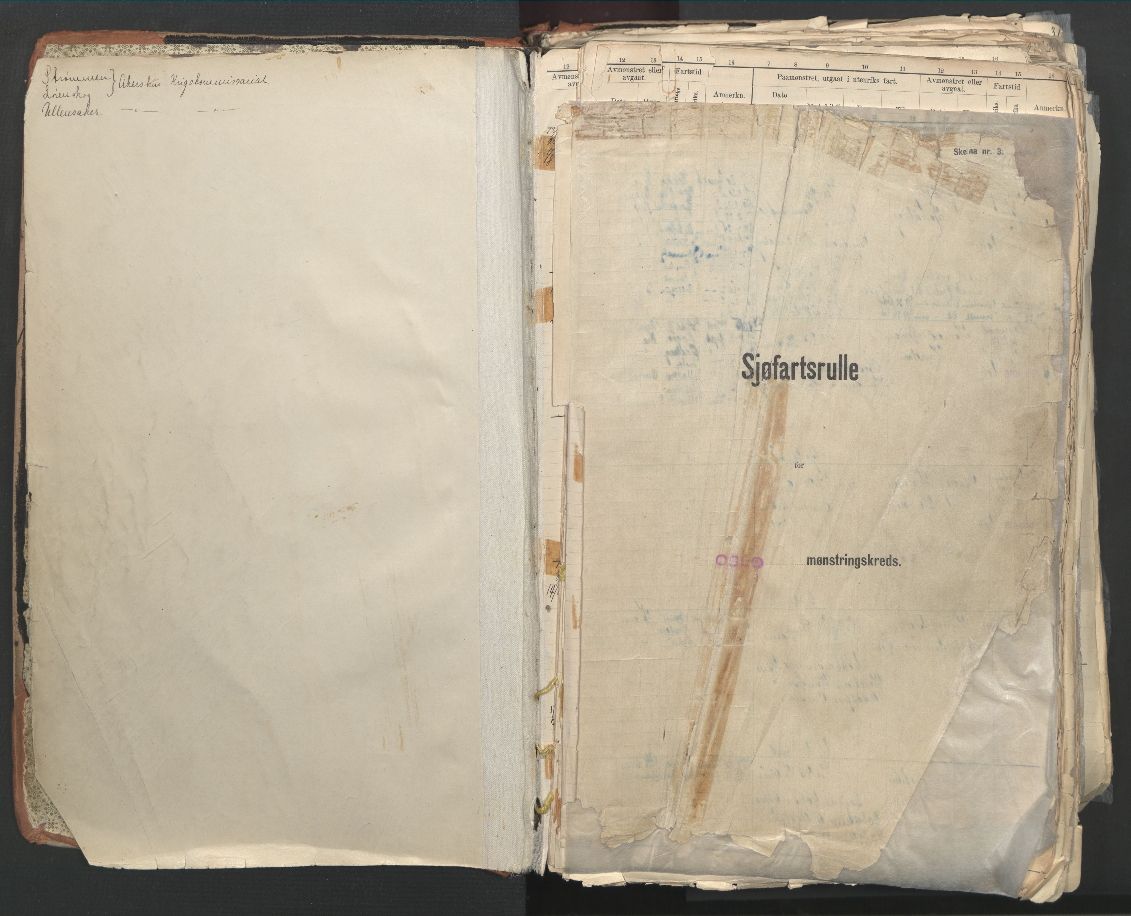 Oslo sjømannskontor, AV/SAO-A-10595/F/Fd/L0003: B-rulle, 1916