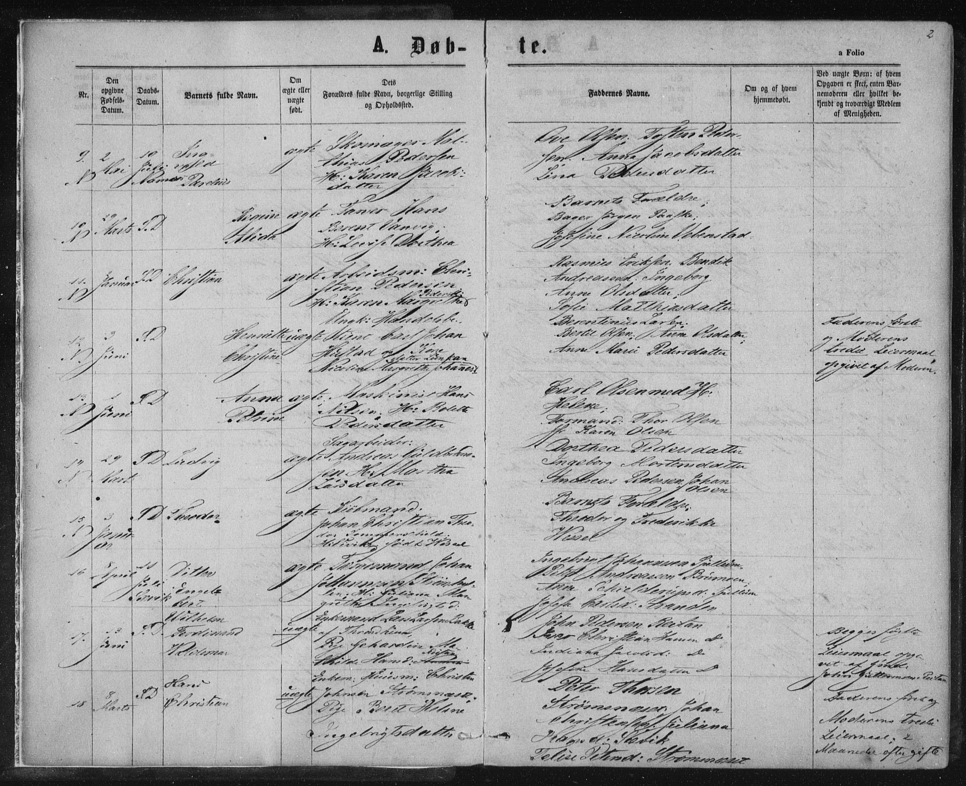 Ministerialprotokoller, klokkerbøker og fødselsregistre - Nord-Trøndelag, AV/SAT-A-1458/768/L0570: Parish register (official) no. 768A05, 1865-1874, p. 2