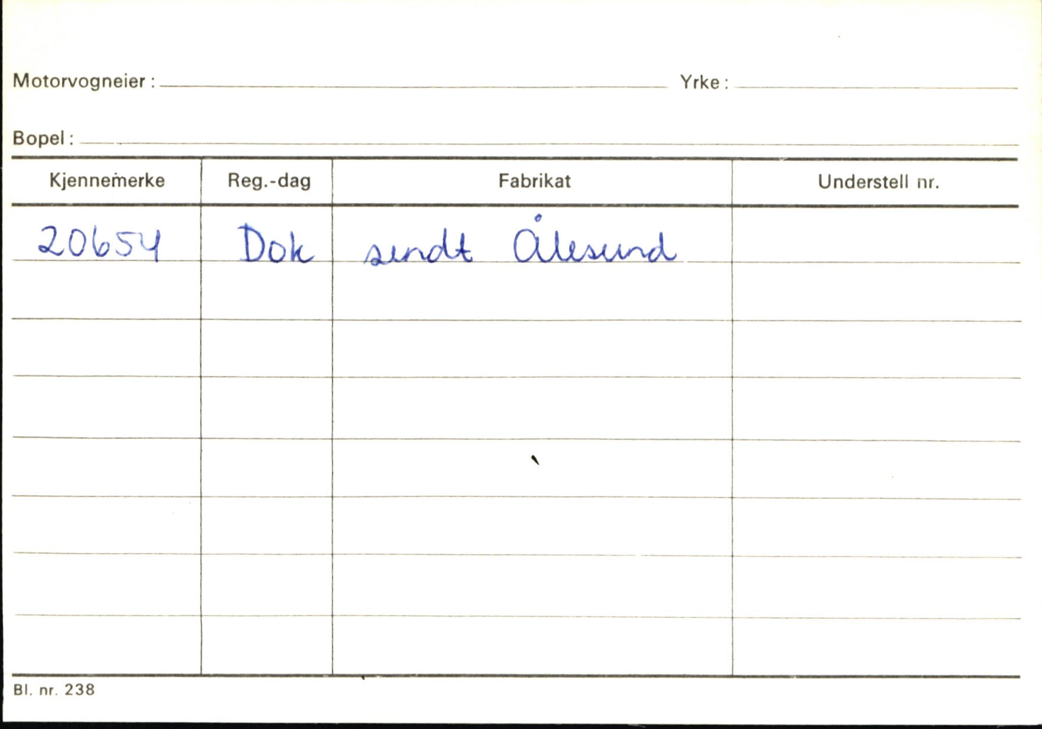 Statens vegvesen, Sogn og Fjordane vegkontor, AV/SAB-A-5301/4/F/L0145: Registerkort Vågsøy S-Å. Årdal I-P, 1945-1975, p. 701