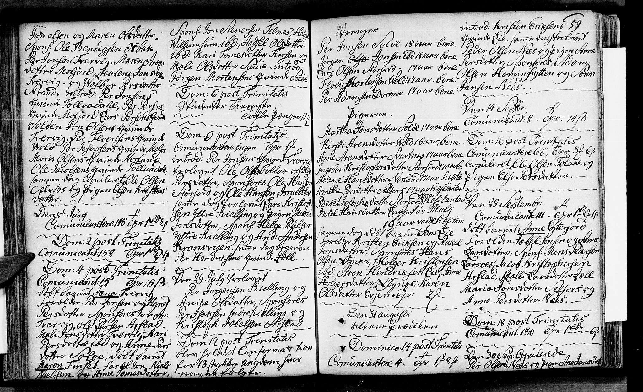 Ministerialprotokoller, klokkerbøker og fødselsregistre - Nordland, AV/SAT-A-1459/846/L0643: Parish register (official) no. 846A01, 1748-1804, p. 59