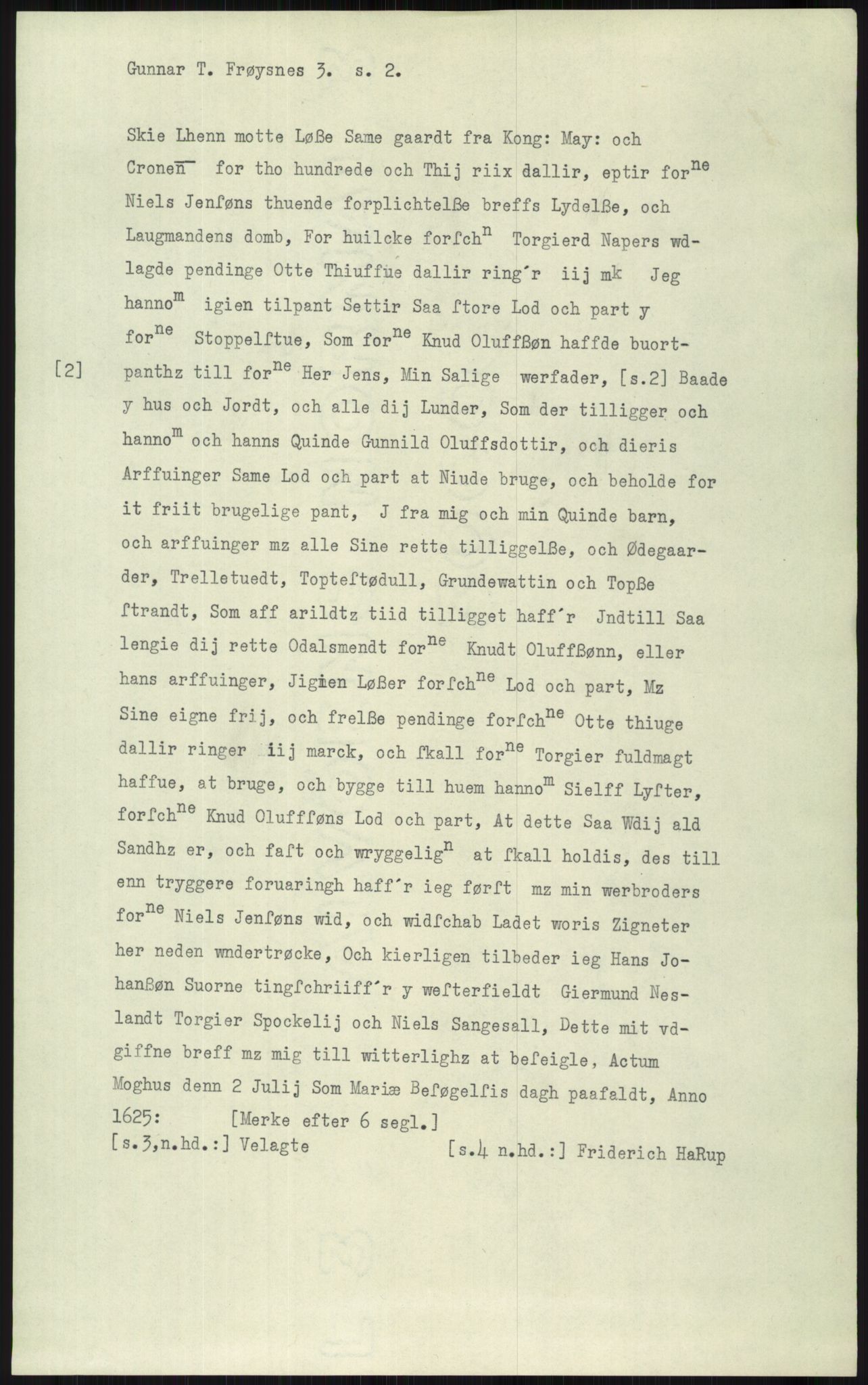 Samlinger til kildeutgivelse, Diplomavskriftsamlingen, AV/RA-EA-4053/H/Ha, p. 2371