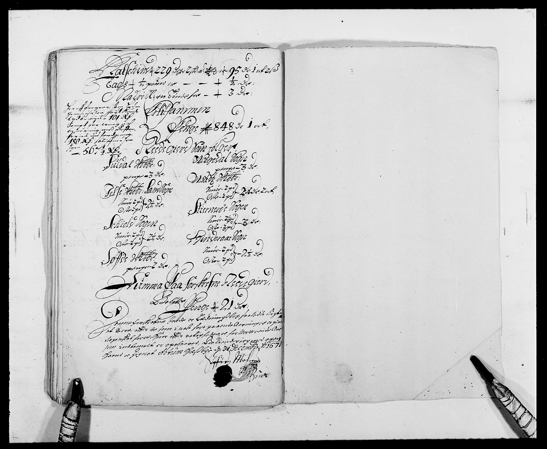 Rentekammeret inntil 1814, Reviderte regnskaper, Fogderegnskap, AV/RA-EA-4092/R47/L2843: Fogderegnskap Ryfylke, 1670-1671, p. 48