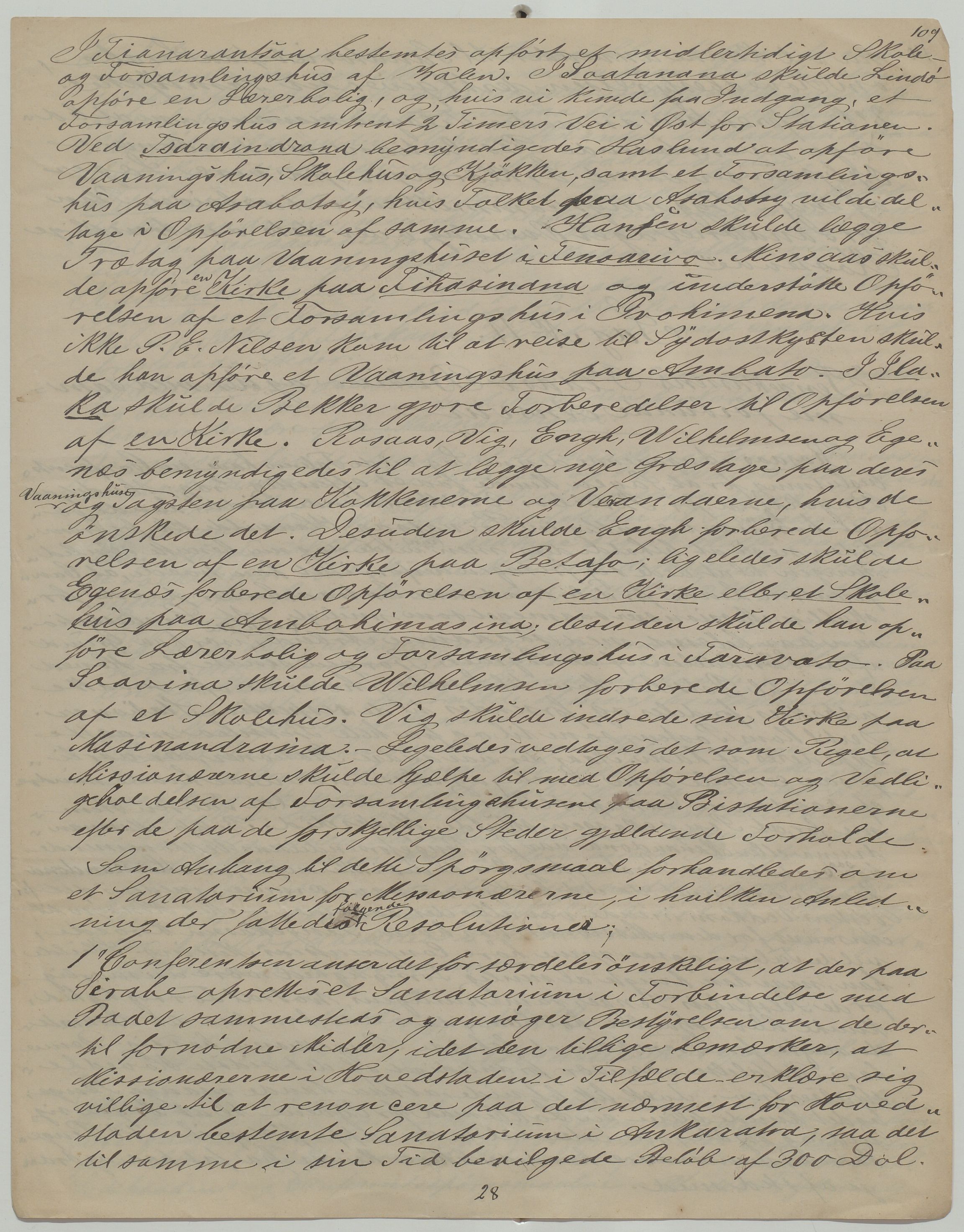 Det Norske Misjonsselskap - hovedadministrasjonen, VID/MA-A-1045/D/Da/Daa/L0035/0005: Konferansereferat og årsberetninger / Konferansereferat fra Madagaskar Innland., 1878, p. 109