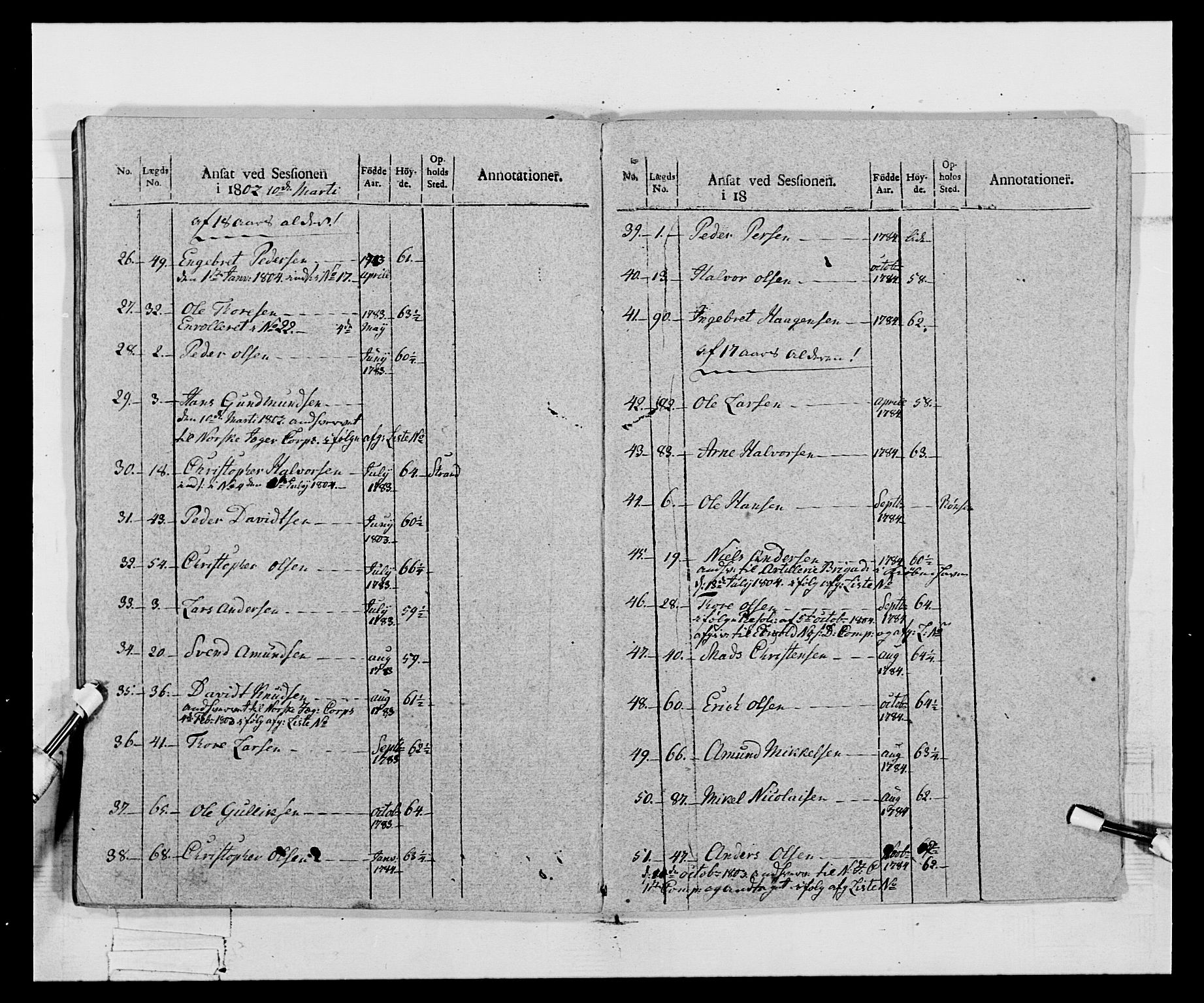 Generalitets- og kommissariatskollegiet, Det kongelige norske kommissariatskollegium, AV/RA-EA-5420/E/Eh/L0068: Opplandske nasjonale infanteriregiment, 1802-1805, p. 293