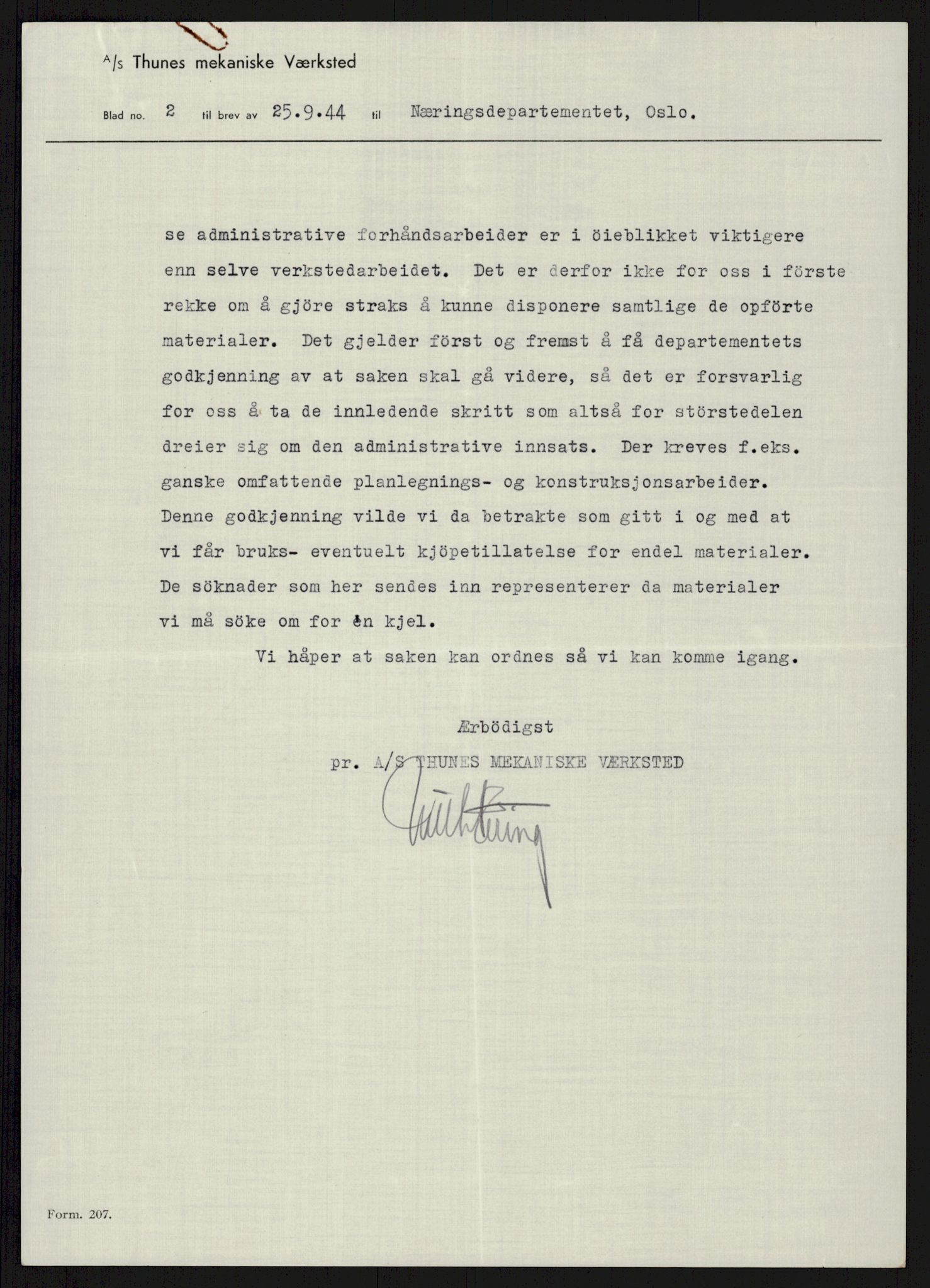 Direktoratet for industriforsyning, Sekretariatet, AV/RA-S-4153/D/Df/L0055: 9. Metallkontoret, 1940-1945, p. 101