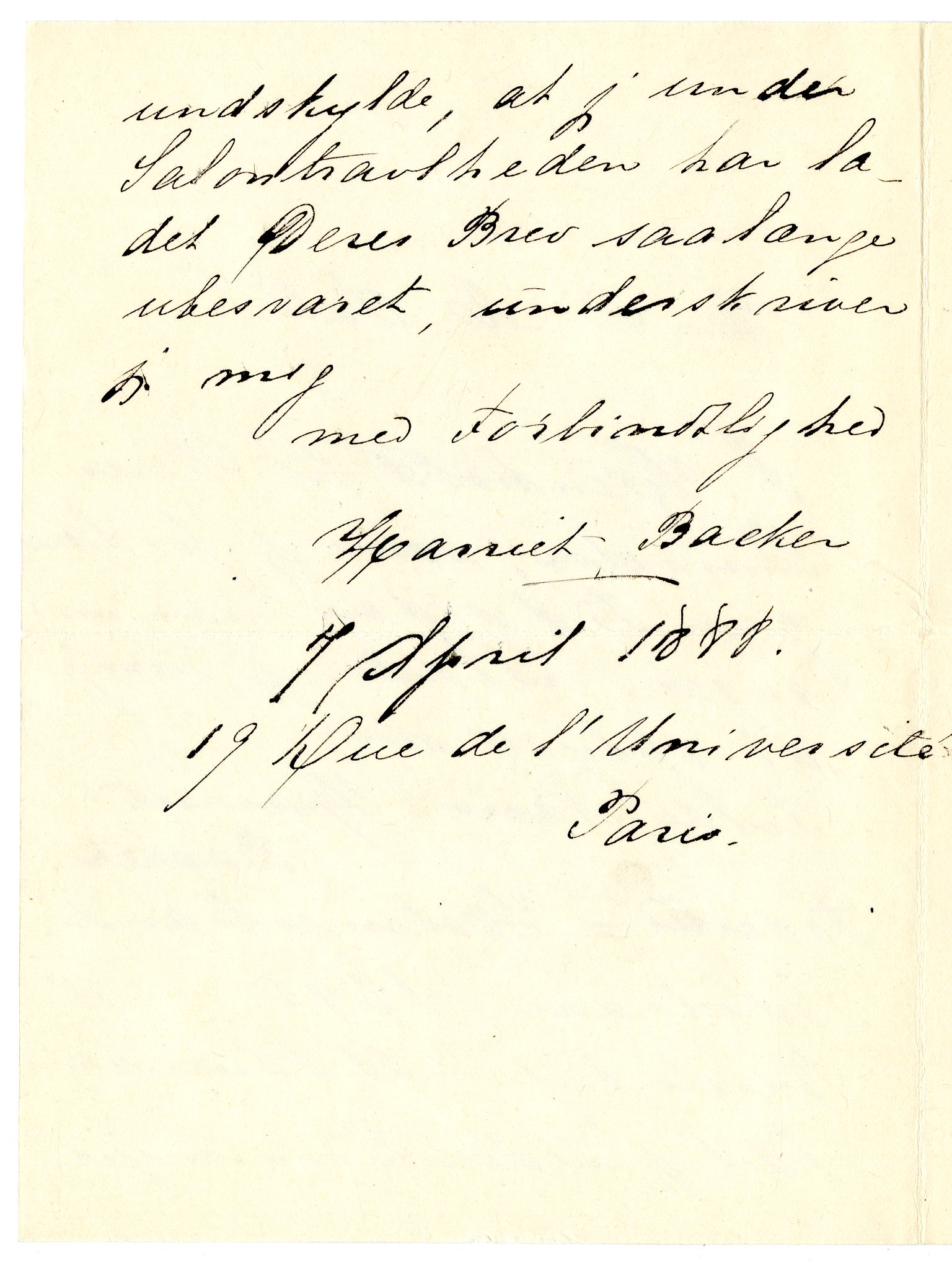 Diderik Maria Aalls brevsamling, NF/Ark-1023/F/L0001: D.M. Aalls brevsamling. A - B, 1738-1889, p. 652