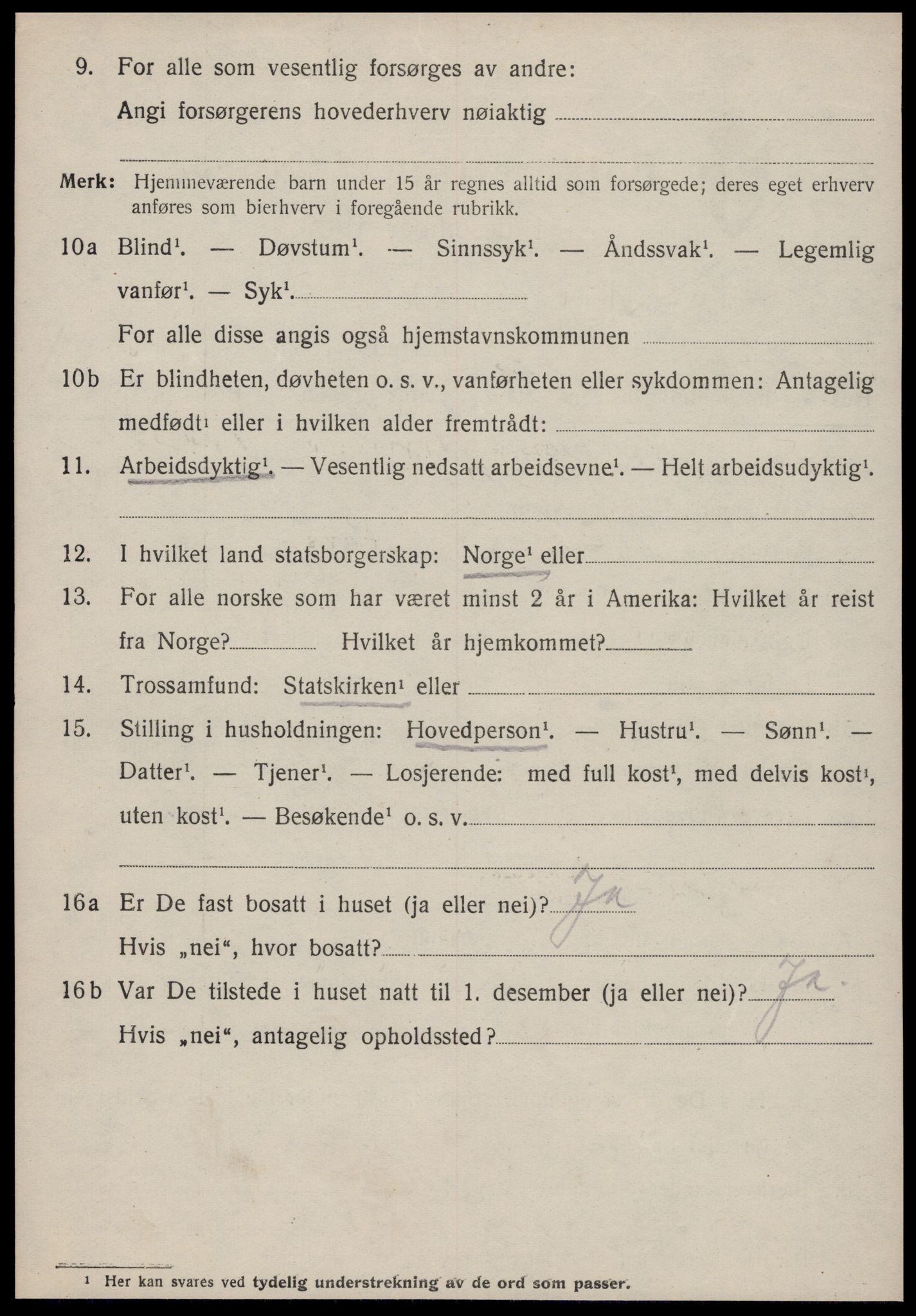 SAT, 1920 census for Edøy, 1920, p. 2015