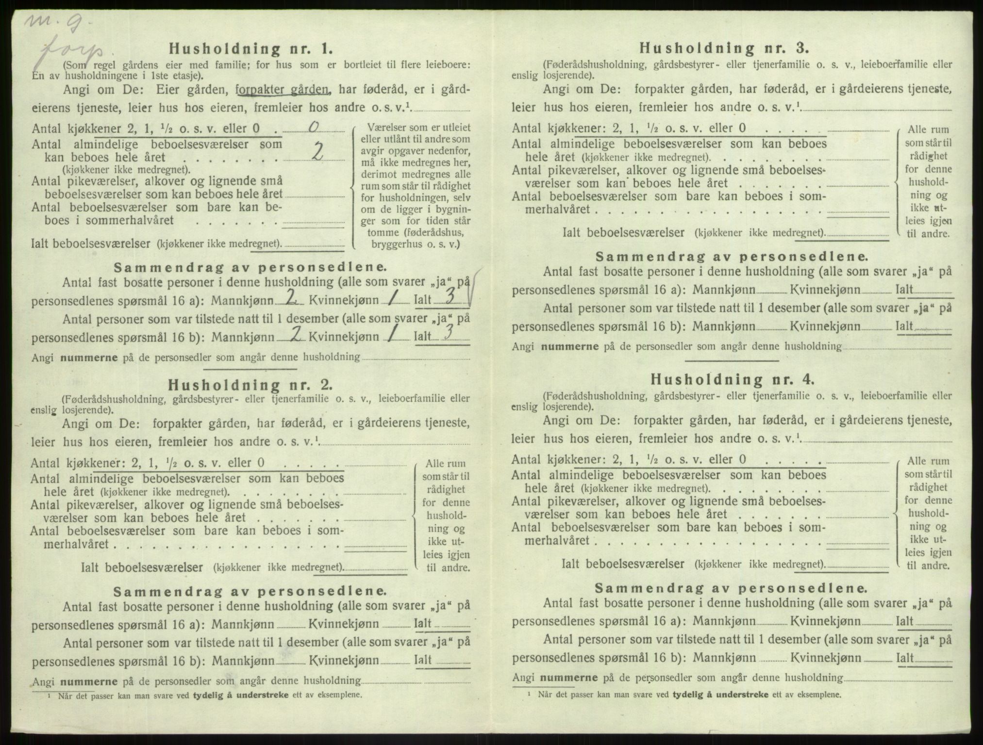 SAB, 1920 census for Askvoll, 1920, p. 757