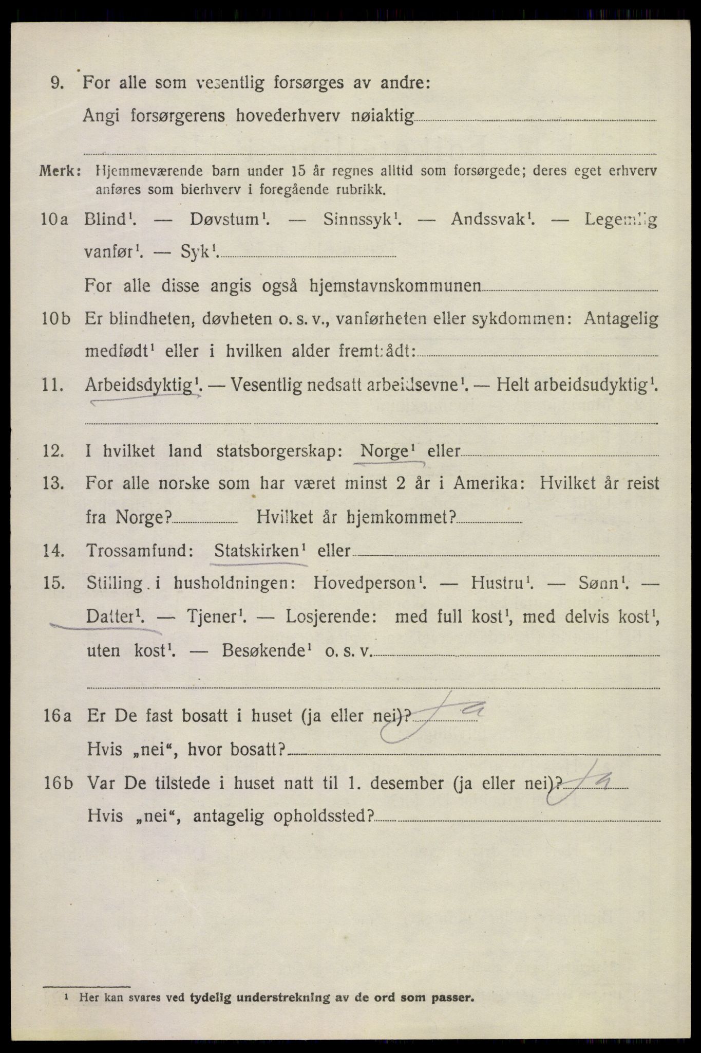 SAKO, 1920 census for Sem, 1920, p. 10334