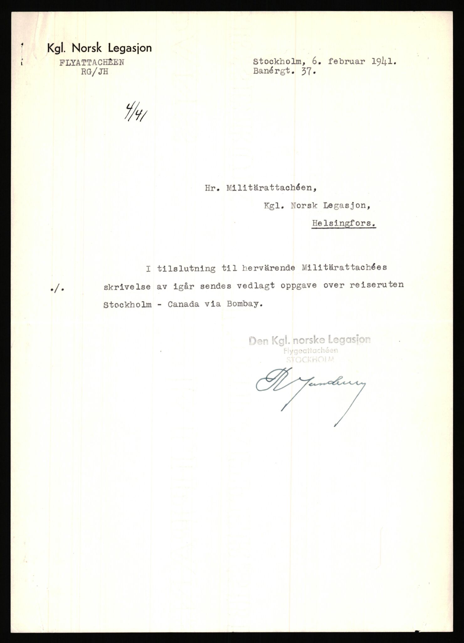 Forsvaret, Forsvarets krigshistoriske avdeling, AV/RA-RAFA-2017/Y/Ya/L0006: II-C-11-11,2 - Utenriksdepartementet.  Legasjonen i Helsingfors., 1940-1946, p. 247