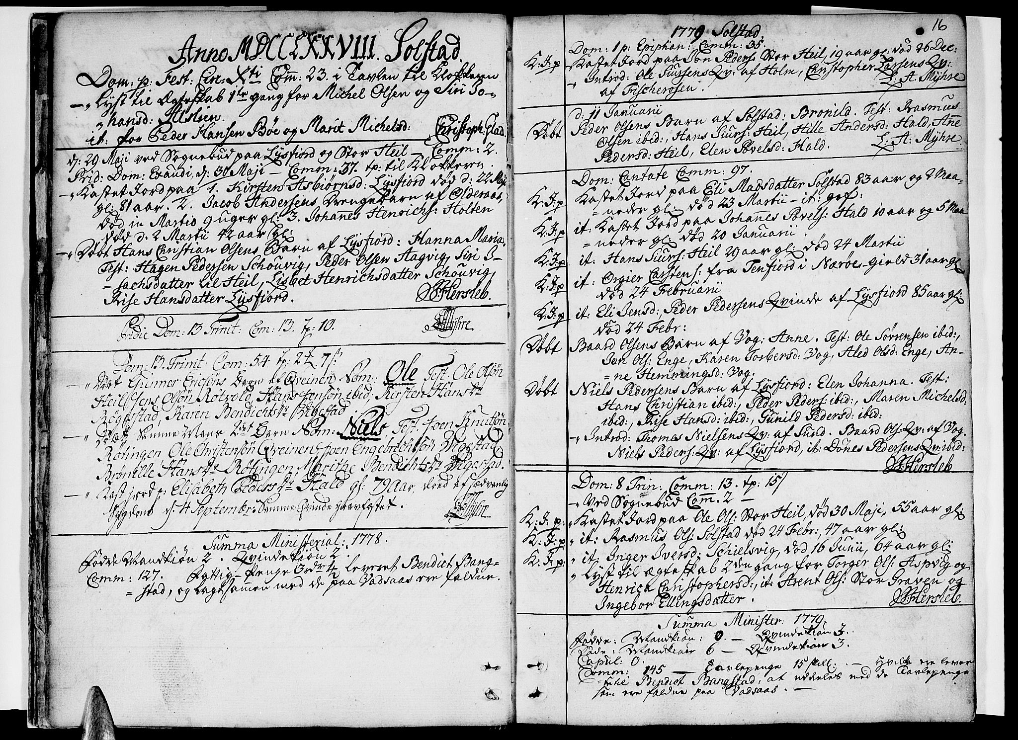 Ministerialprotokoller, klokkerbøker og fødselsregistre - Nordland, SAT/A-1459/811/L0164: Parish register (official) no. 811A02, 1752-1819, p. 16