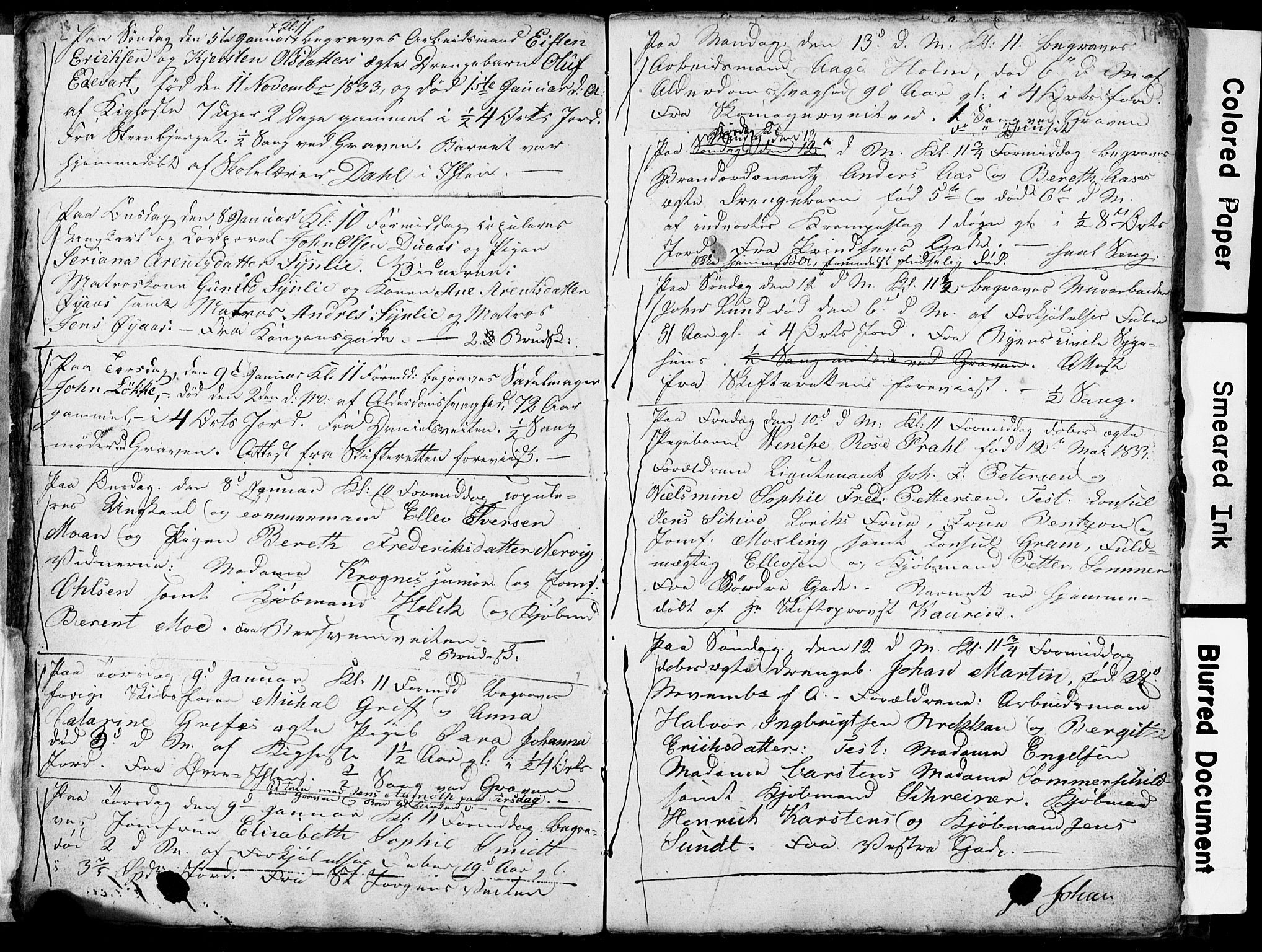 Ministerialprotokoller, klokkerbøker og fødselsregistre - Sør-Trøndelag, SAT/A-1456/601/L0082: Parish register (copy) no. 601C00, 1833-1834, p. 18-19
