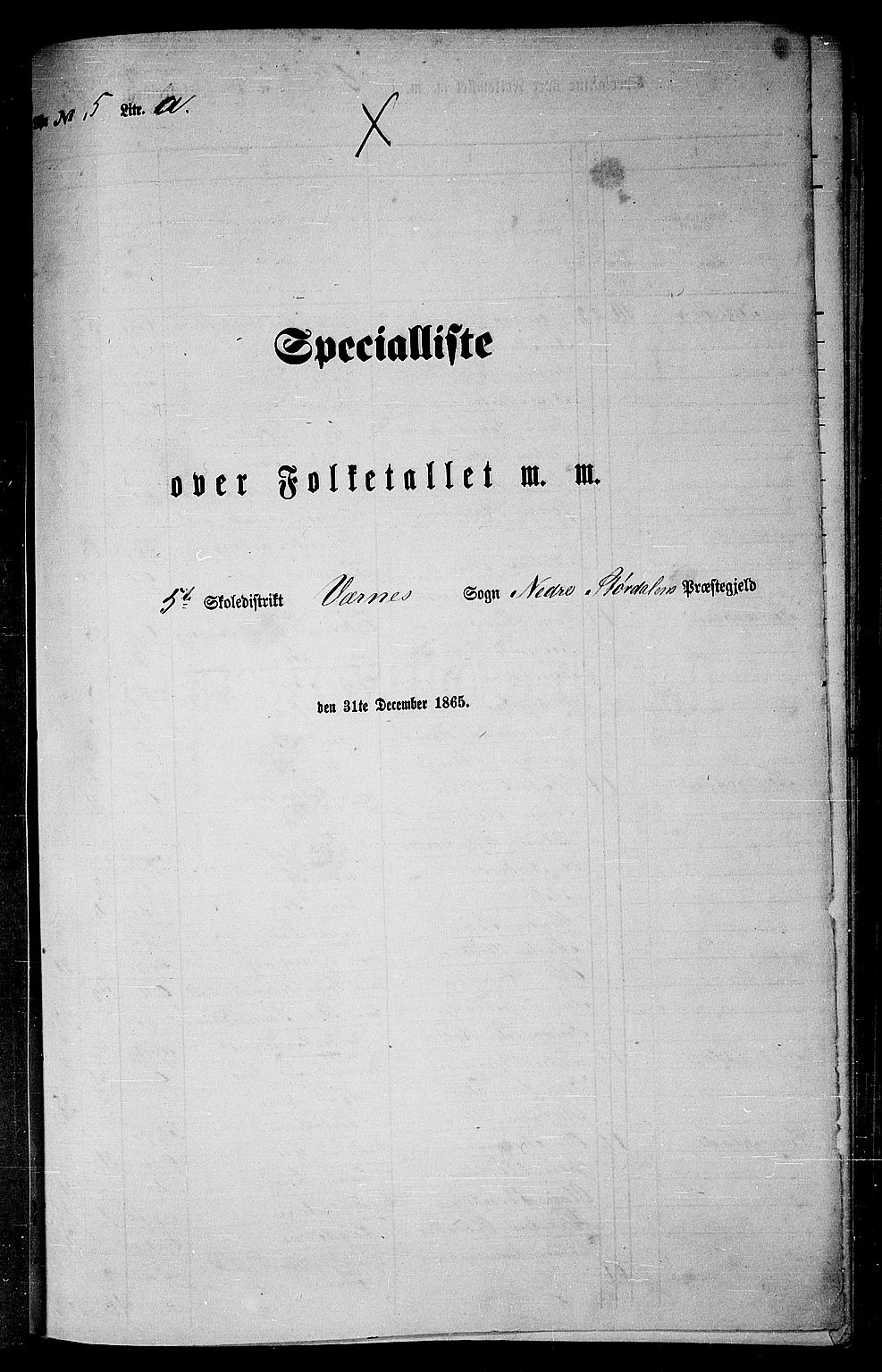 RA, 1865 census for Nedre Stjørdal, 1865, p. 86