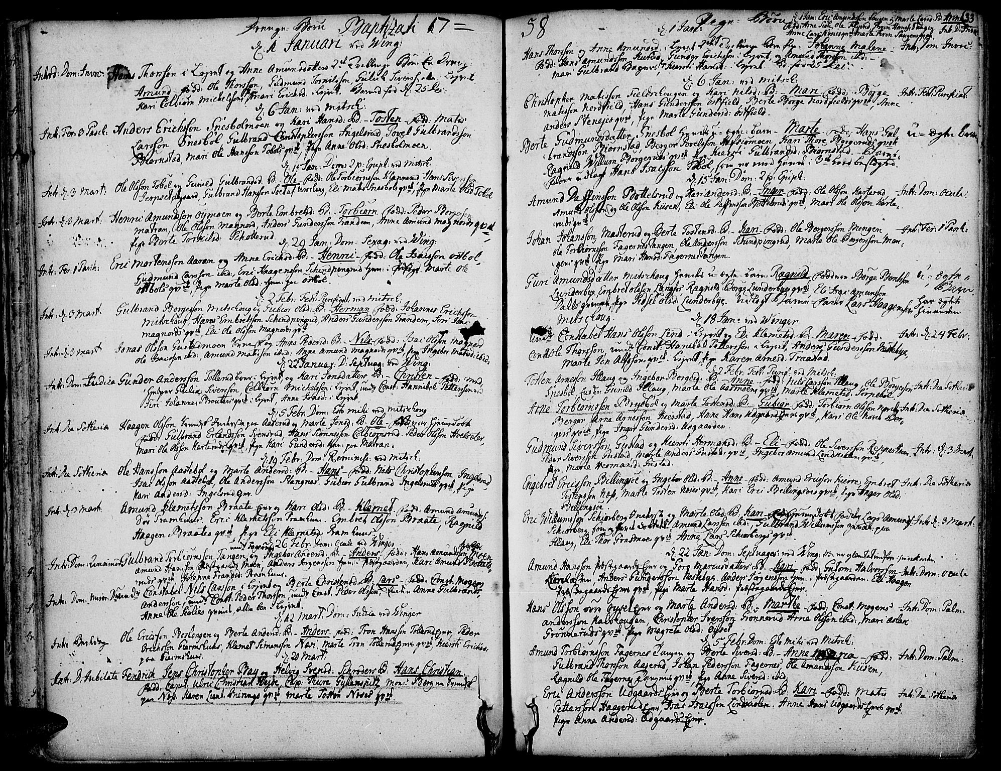 Vinger prestekontor, AV/SAH-PREST-024/H/Ha/Haa/L0003: Parish register (official) no. 3, 1751-1772, p. 33