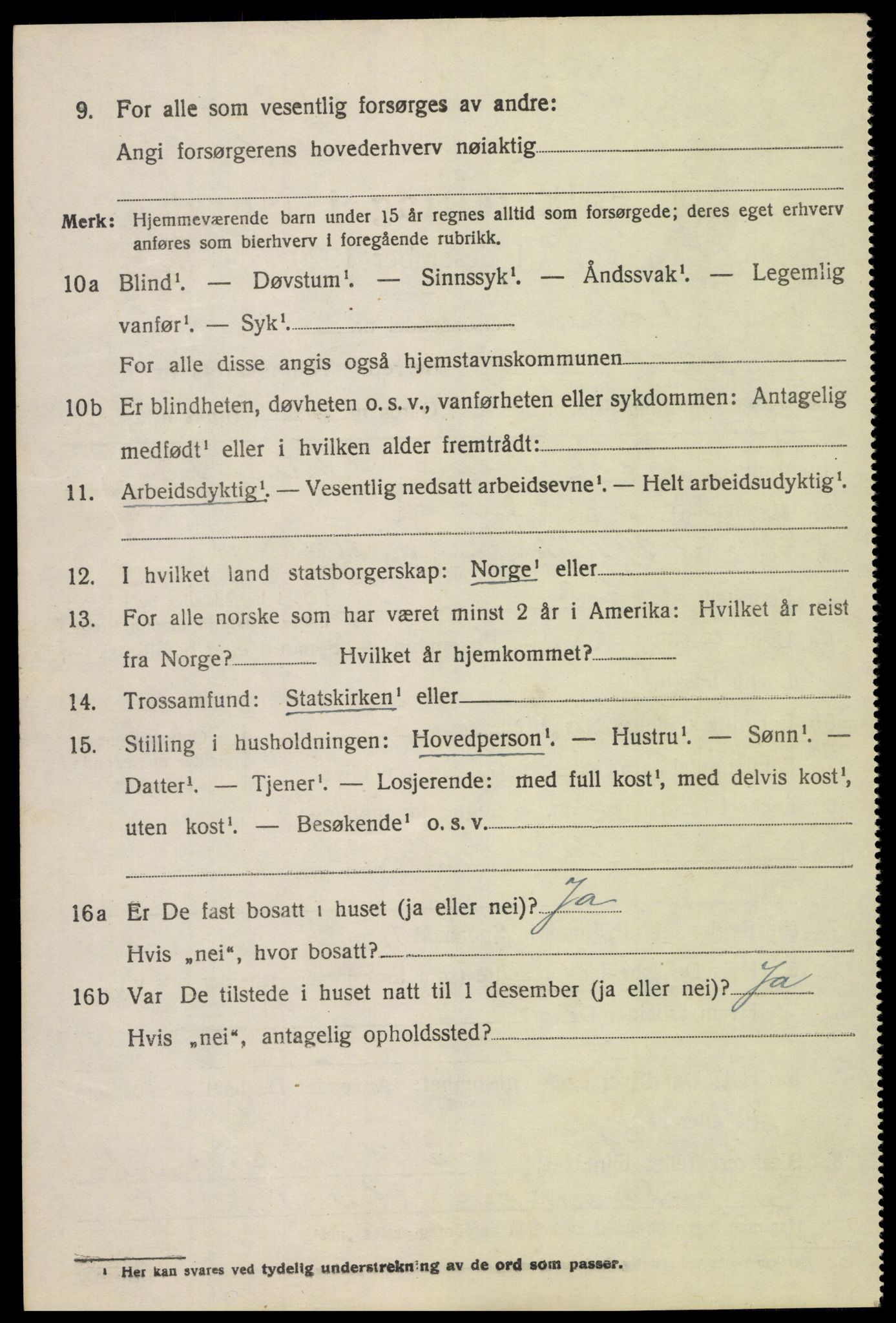 SAH, 1920 census for Lom, 1920, p. 4759