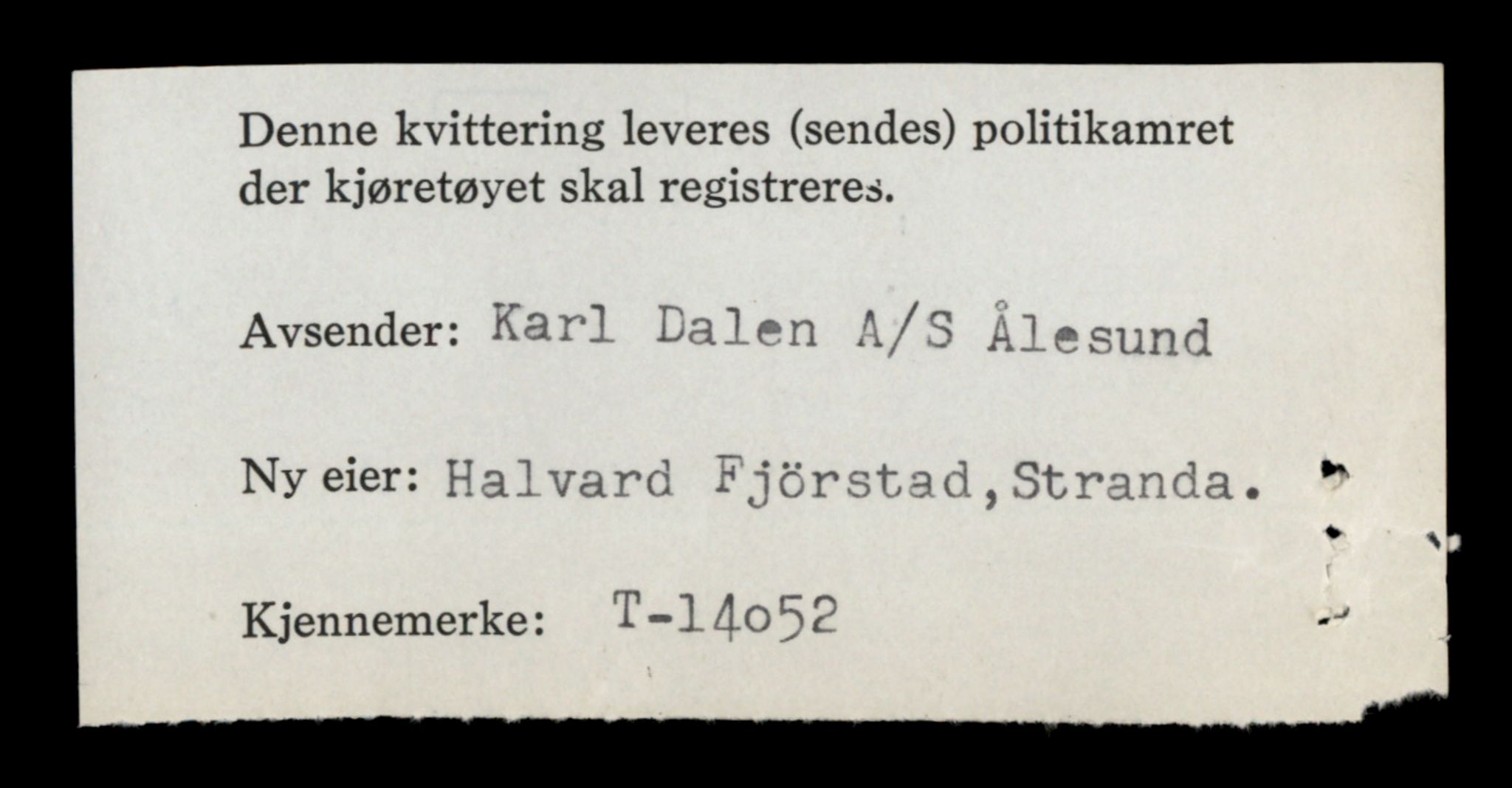 Møre og Romsdal vegkontor - Ålesund trafikkstasjon, AV/SAT-A-4099/F/Fe/L0042: Registreringskort for kjøretøy T 13906 - T 14079, 1927-1998, p. 2532