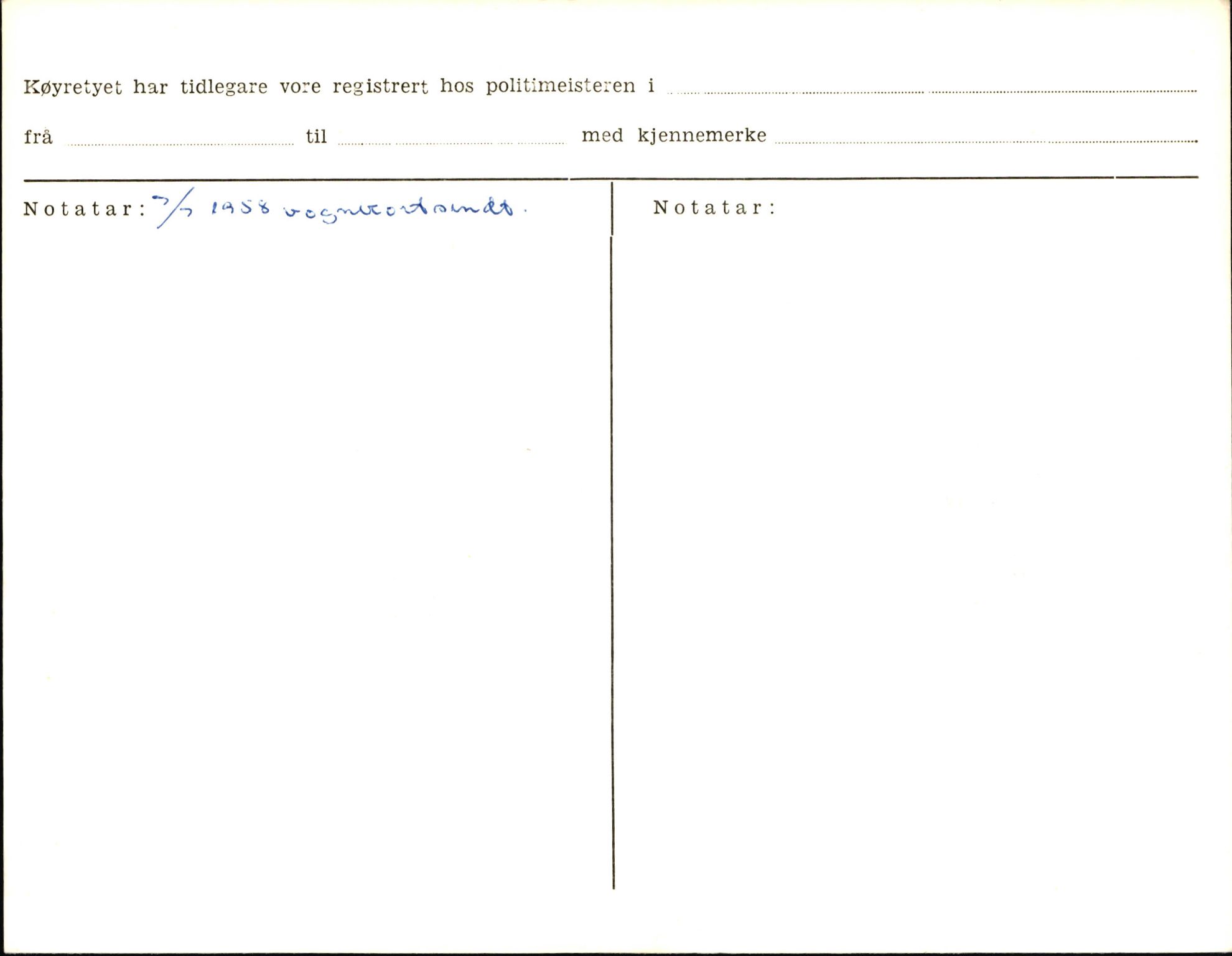 Statens vegvesen, Sogn og Fjordane vegkontor, AV/SAB-A-5301/4/F/L0005: Registerkort utmeldte Fjordane S7900-8299, 1930-1961, p. 55