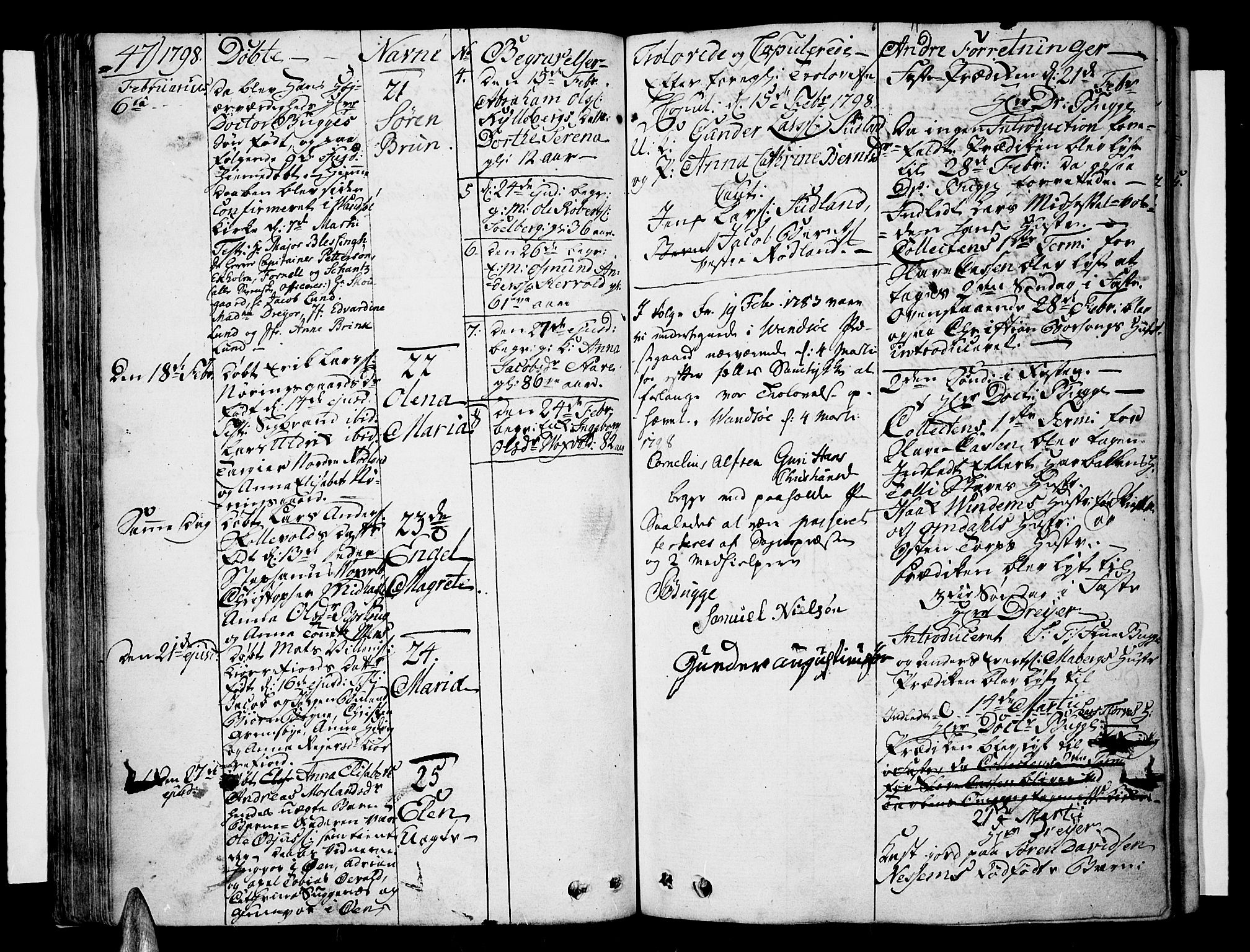 Lista sokneprestkontor, SAK/1111-0027/F/Fa/L0005: Parish register (official) no. A 5, 1795-1823, p. 47