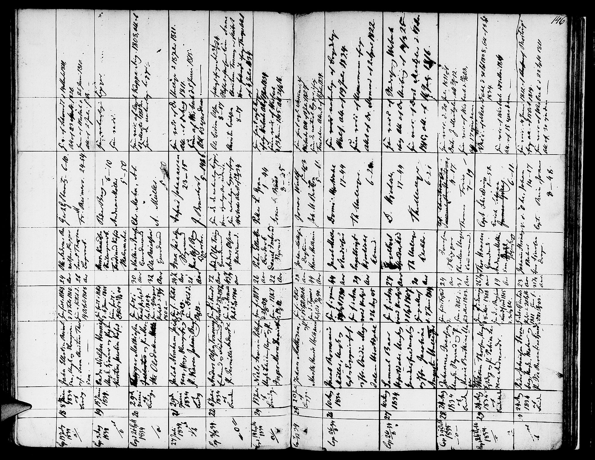 Nykirken Sokneprestembete, SAB/A-77101/H/Hab: Parish register (copy) no. A 2, 1782-1847, p. 146